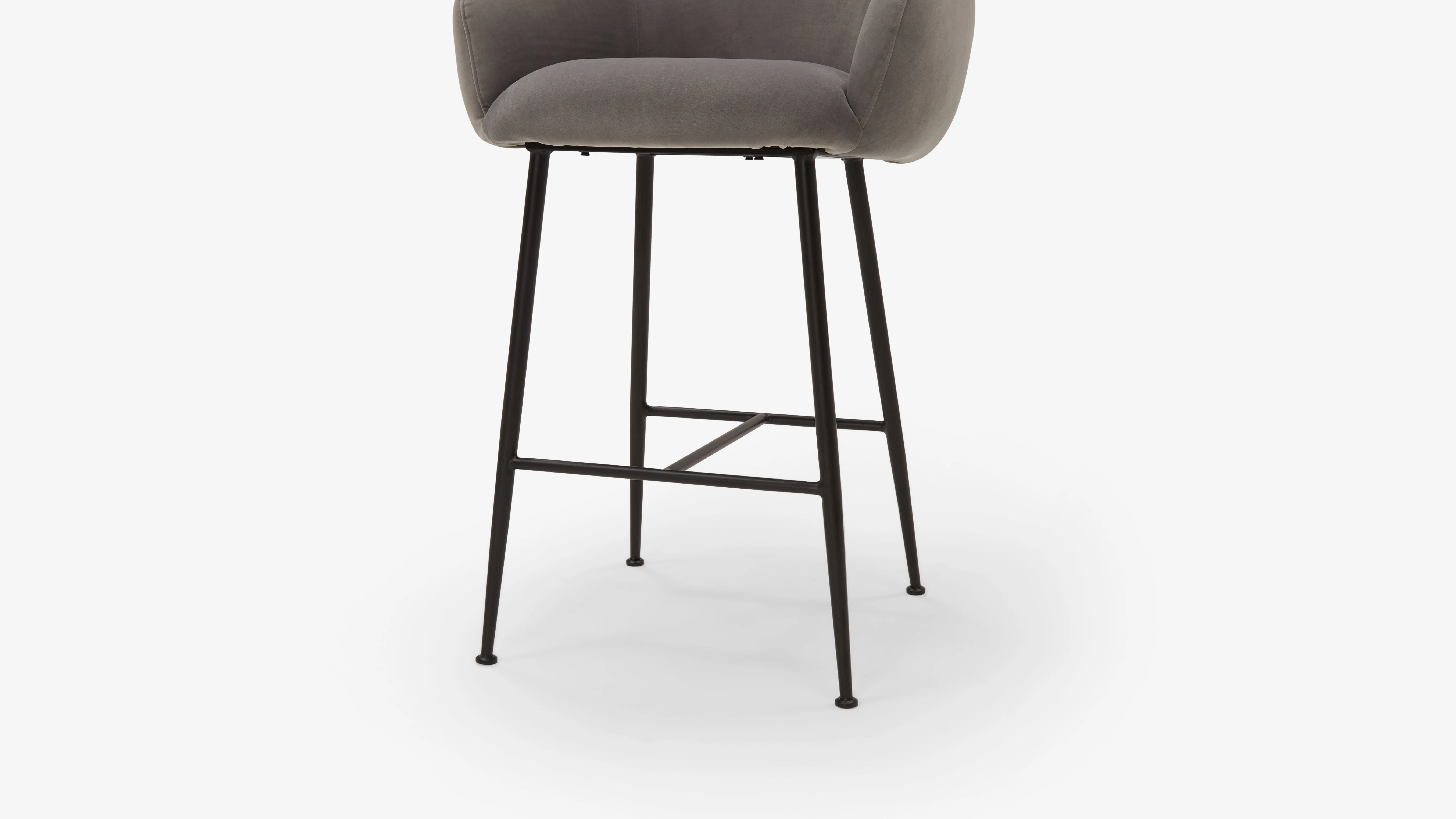 Masie Bar Stool Cire Gray