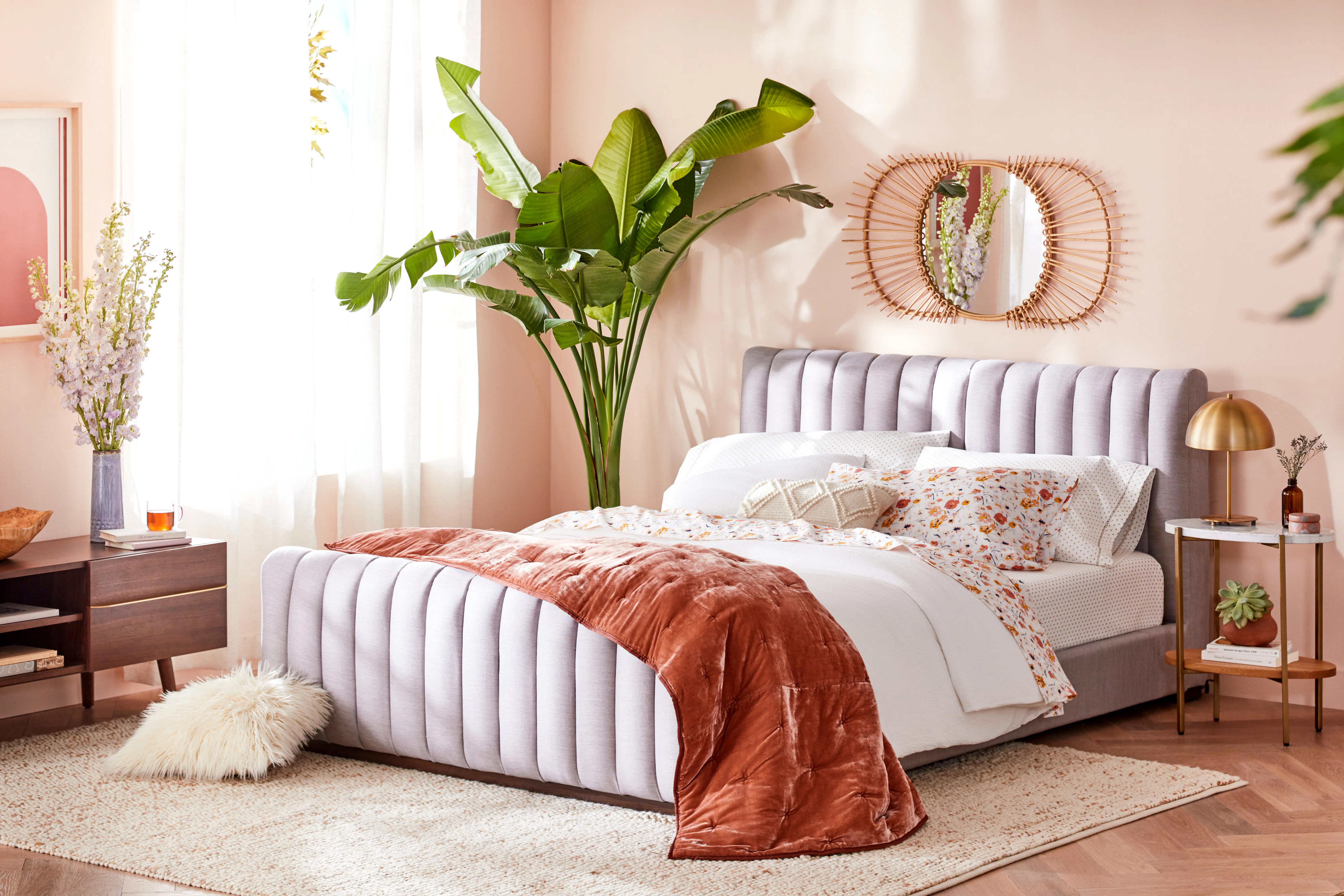 Camilla bed sunbrella wisteria