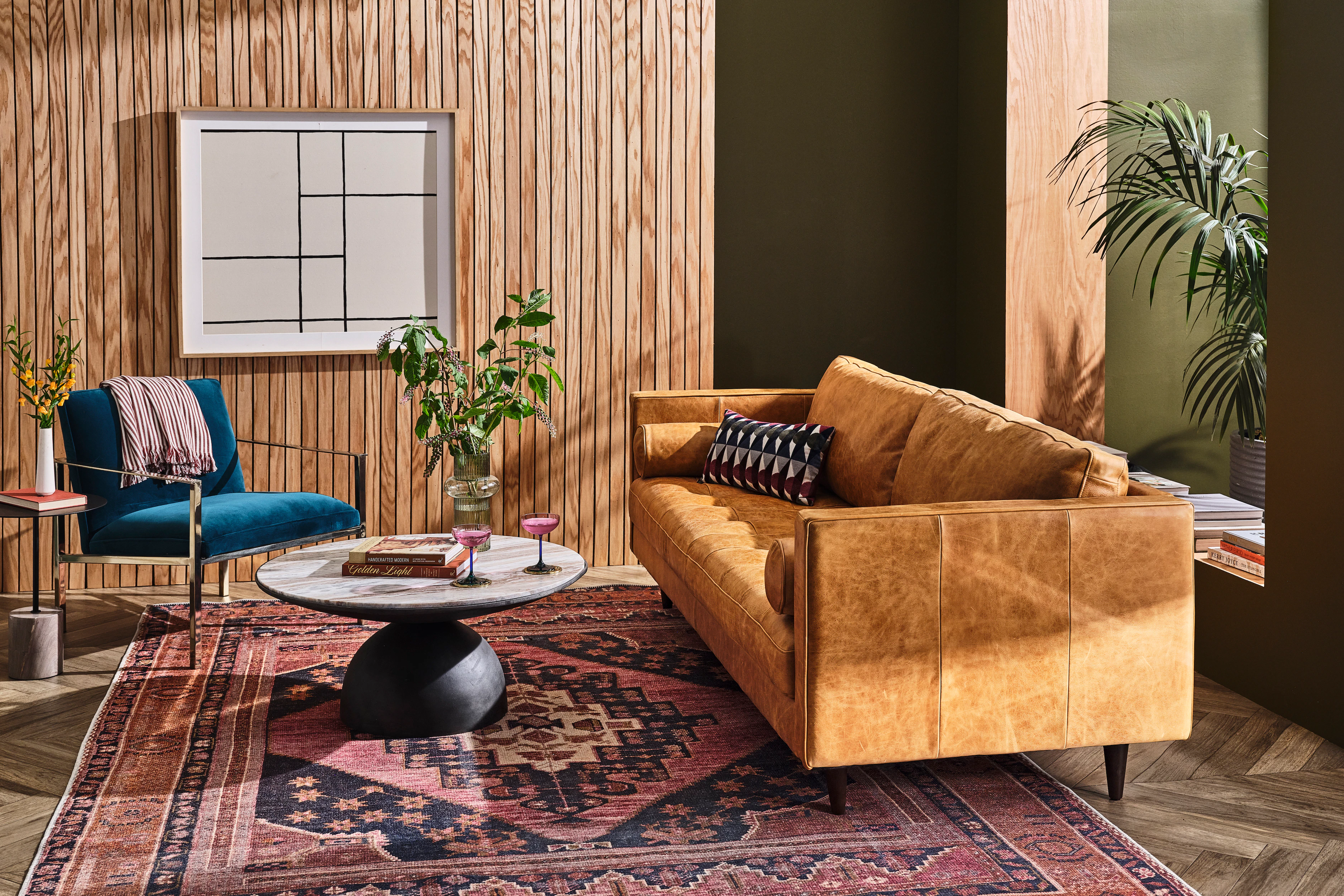 Briar Leather Sofa Santiago Cider