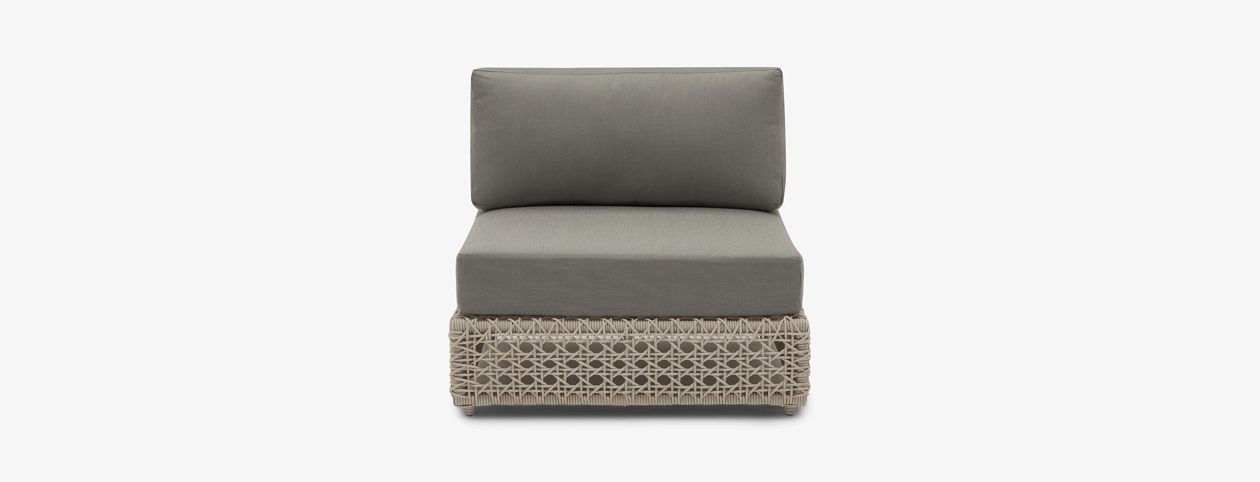 Carmel Outdoor Armless Chair Stone