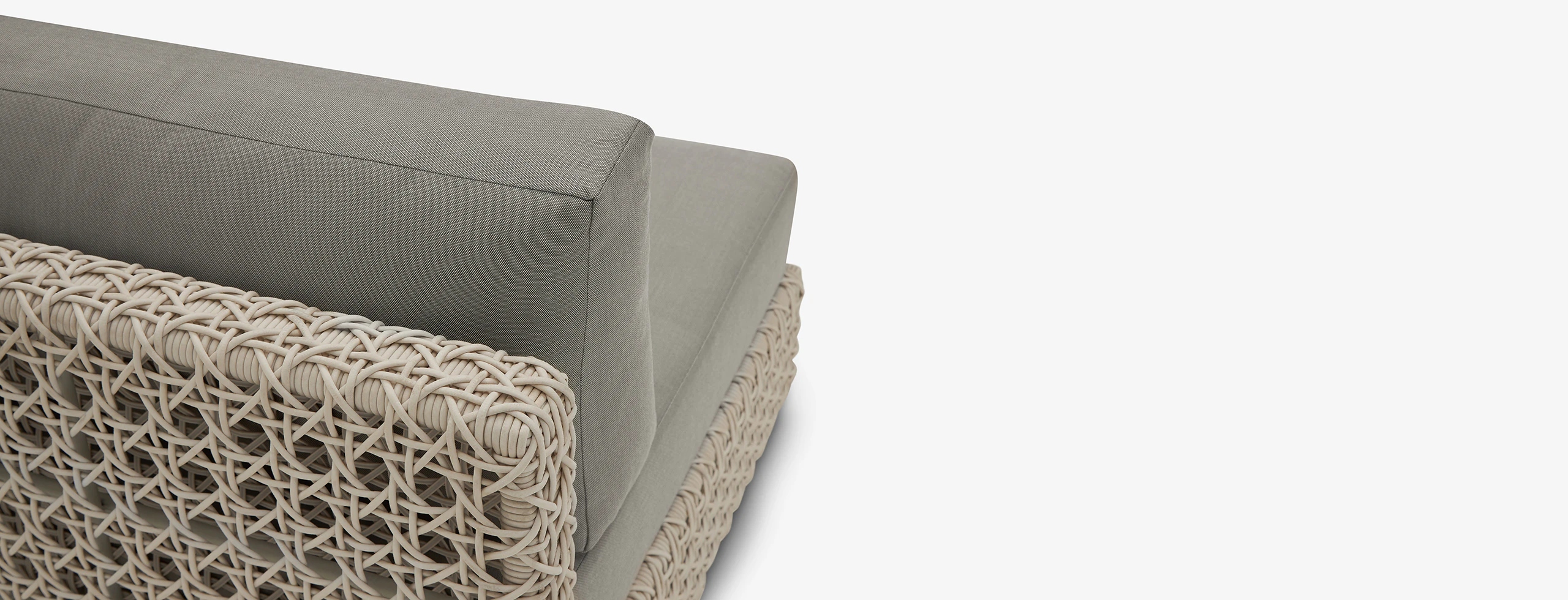 Carmel Outdoor Armless Chair Stone