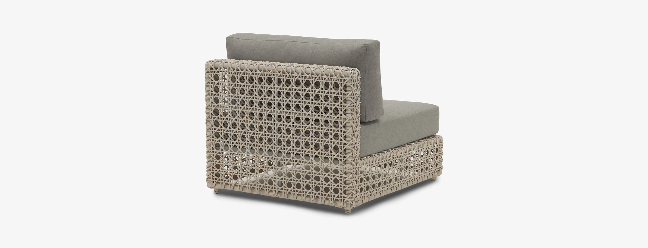 Carmel Outdoor Armless Chair Stone