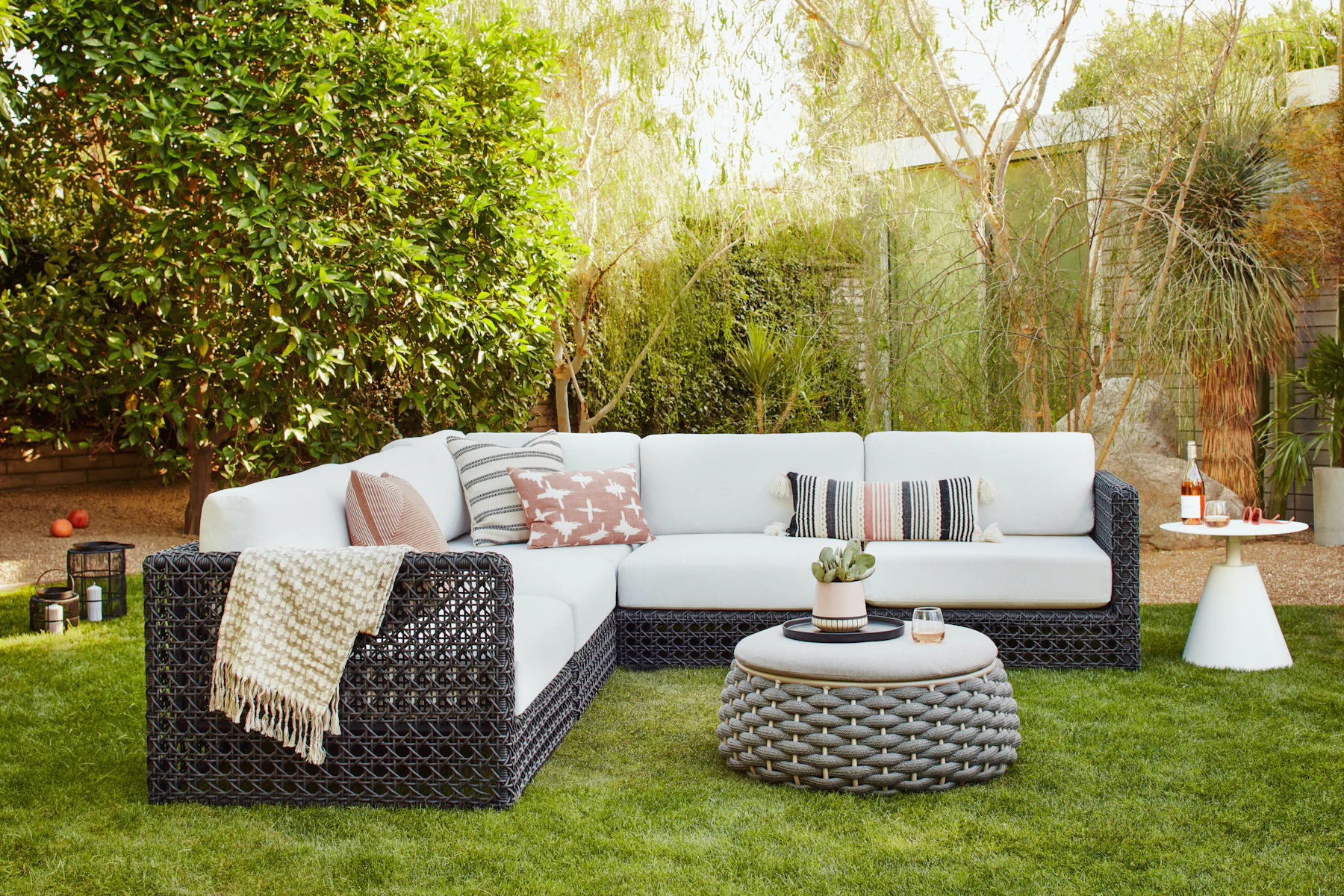 Carmel Outdoor Corner Sectional (5 Piece)