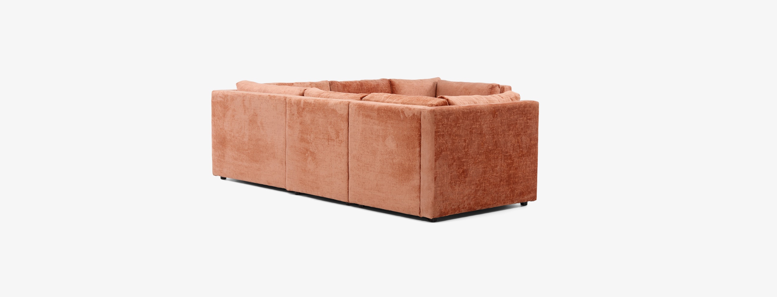 Daya Modular Corner Sectional Plus Terra Rose