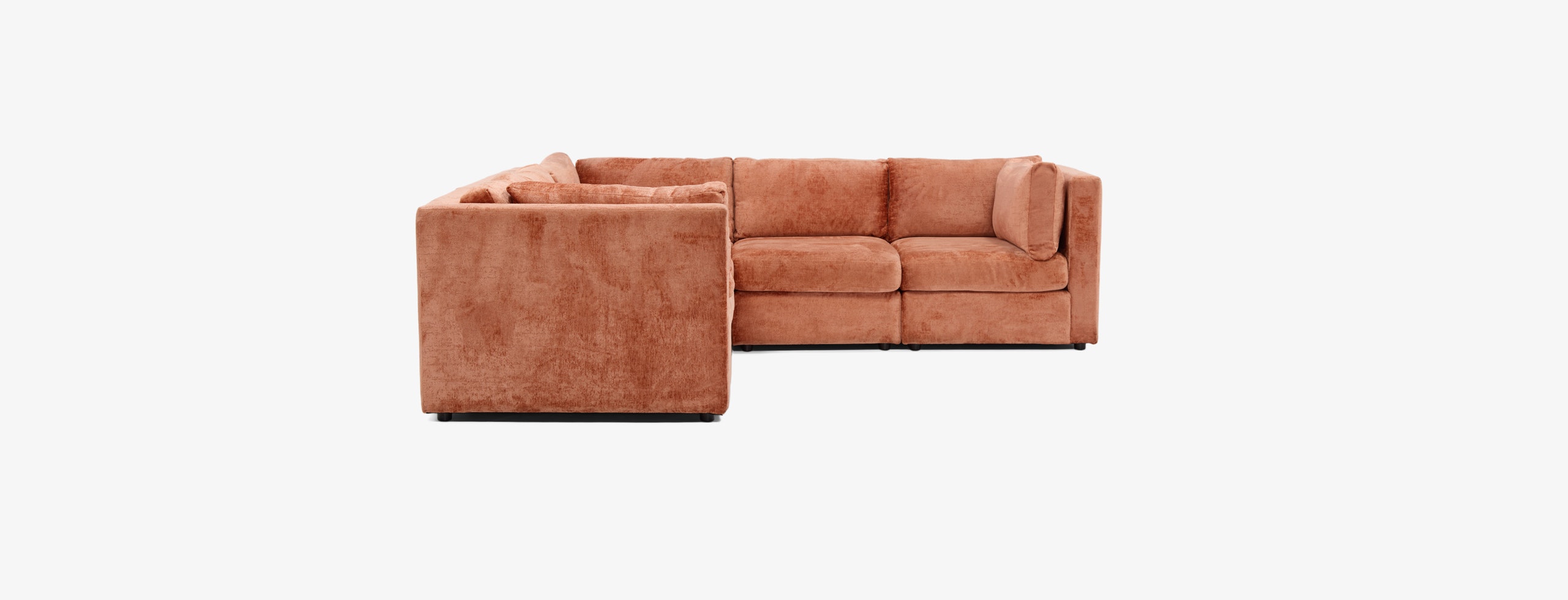 Daya Modular Corner Sectional Plus Terra Rose