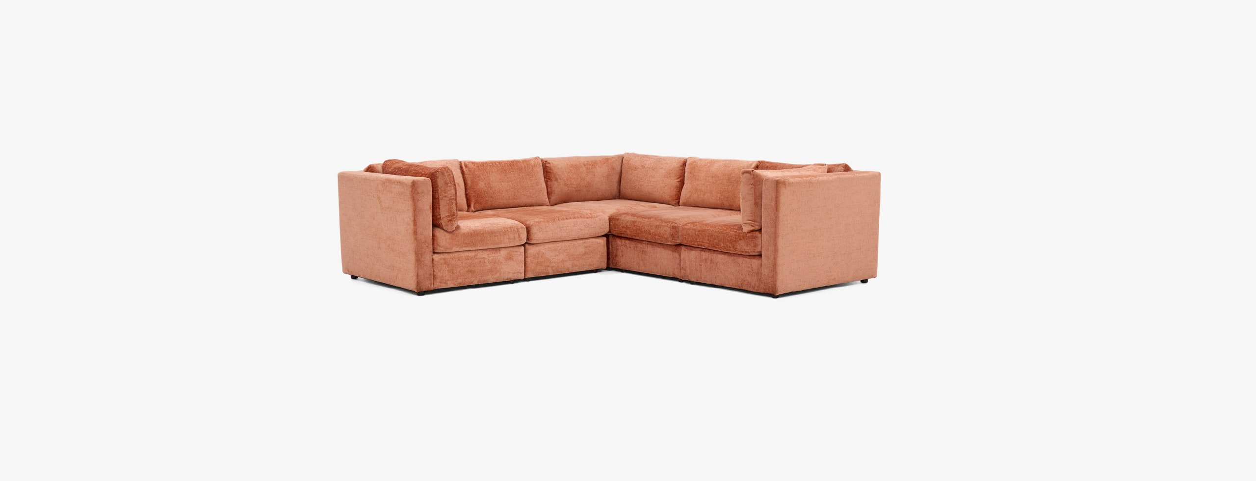 Daya Modular Corner Sectional Plus Terra Rose