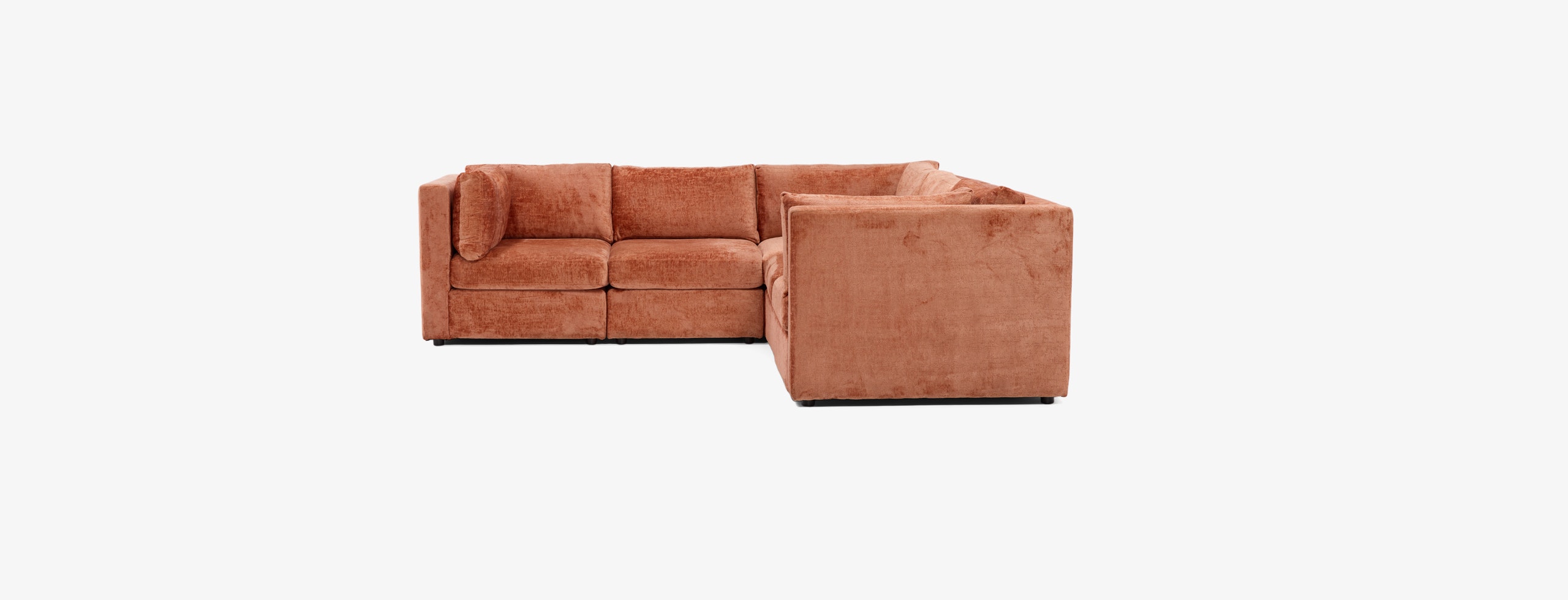 Daya Modular Corner Sectional Plus Terra Rose