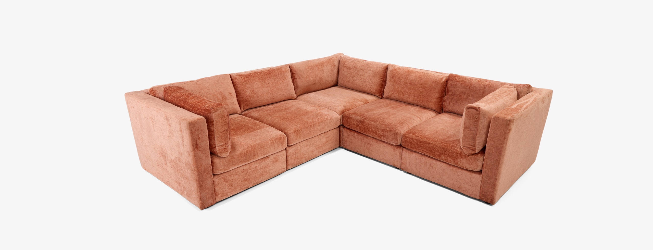 Daya Modular Corner Sectional Plus Terra Rose