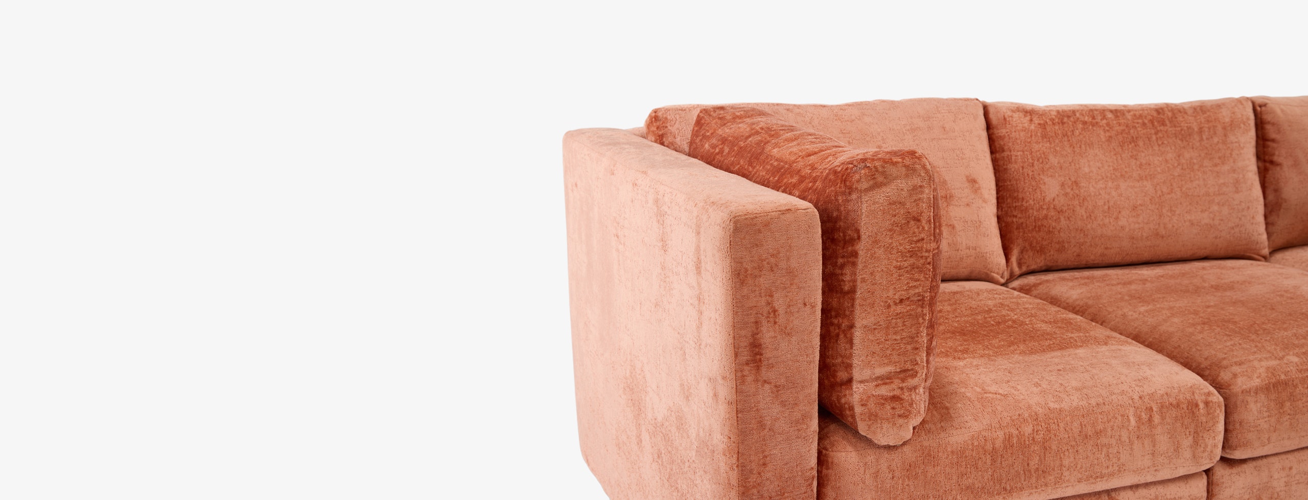 Daya Modular Corner Sectional Plus Terra Rose