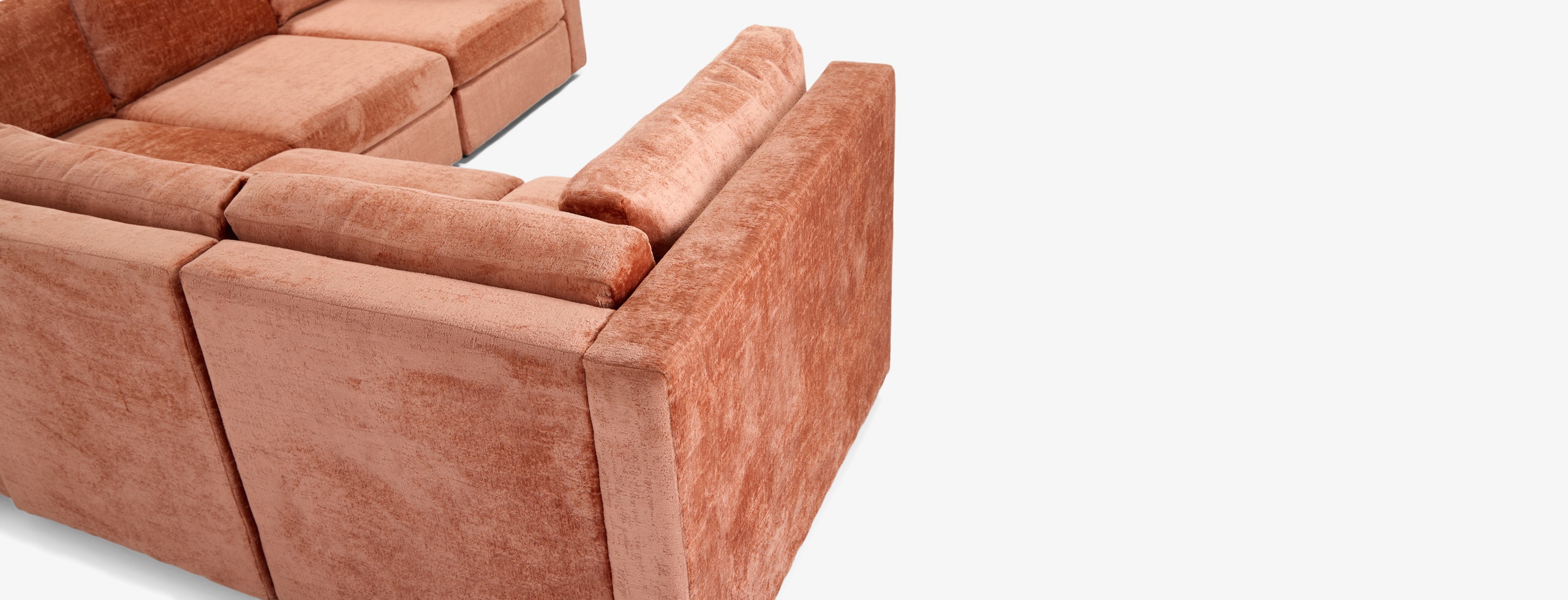 Daya Modular Corner Sectional Plus Terra Rose