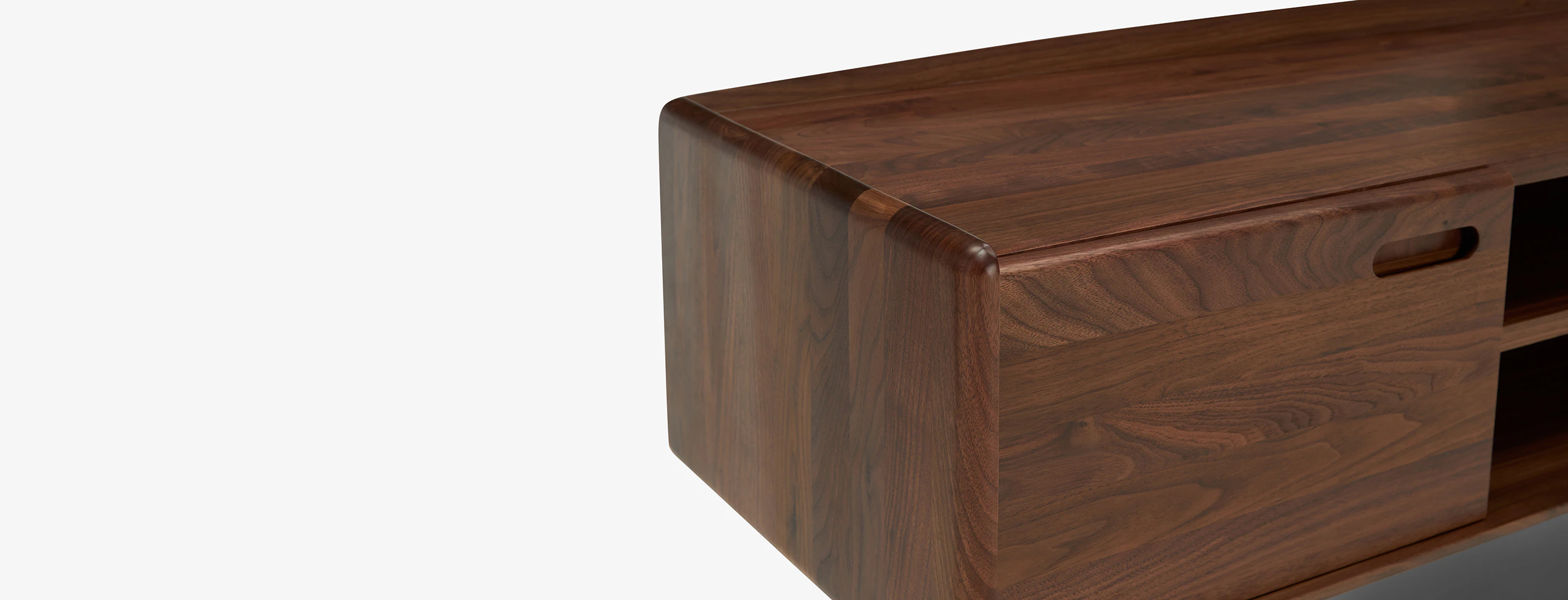 Bellamy Media Console Walnut