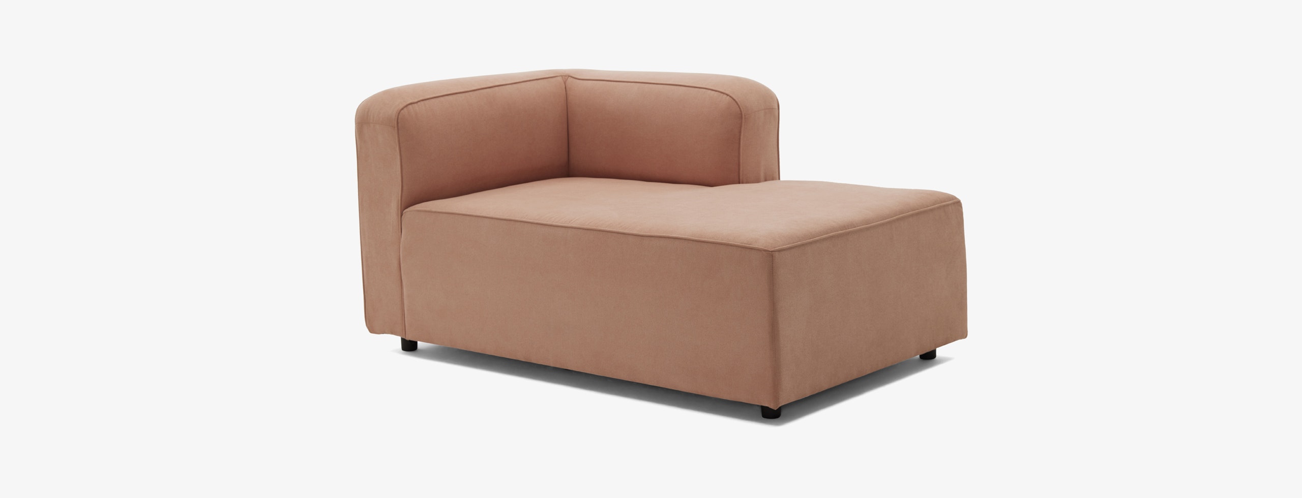 Logan Single Arm Chaise Caspier Chiffon