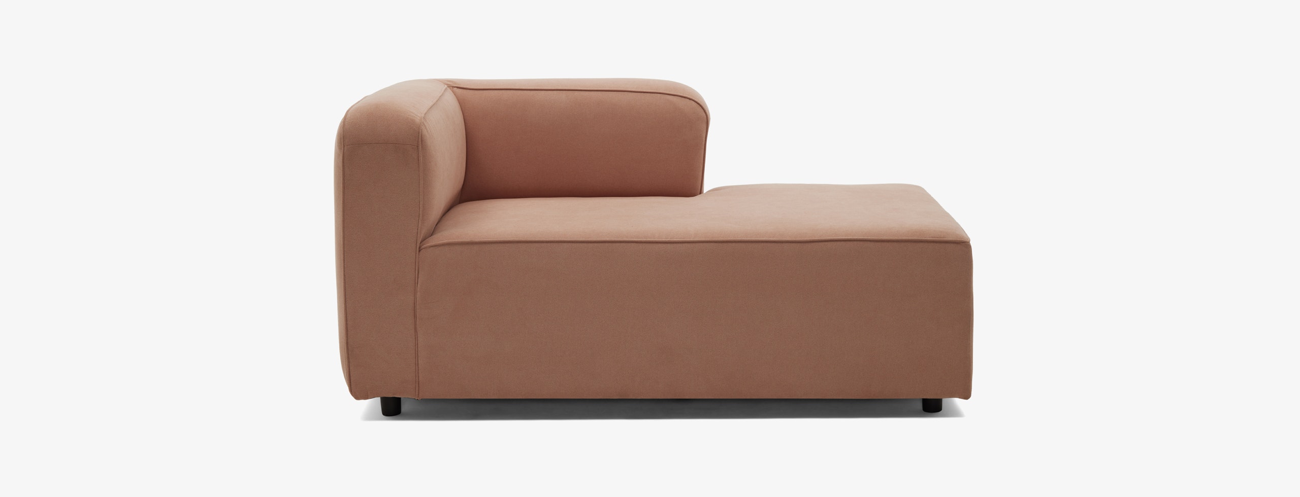 Logan Single Arm Chaise Caspier Chiffon