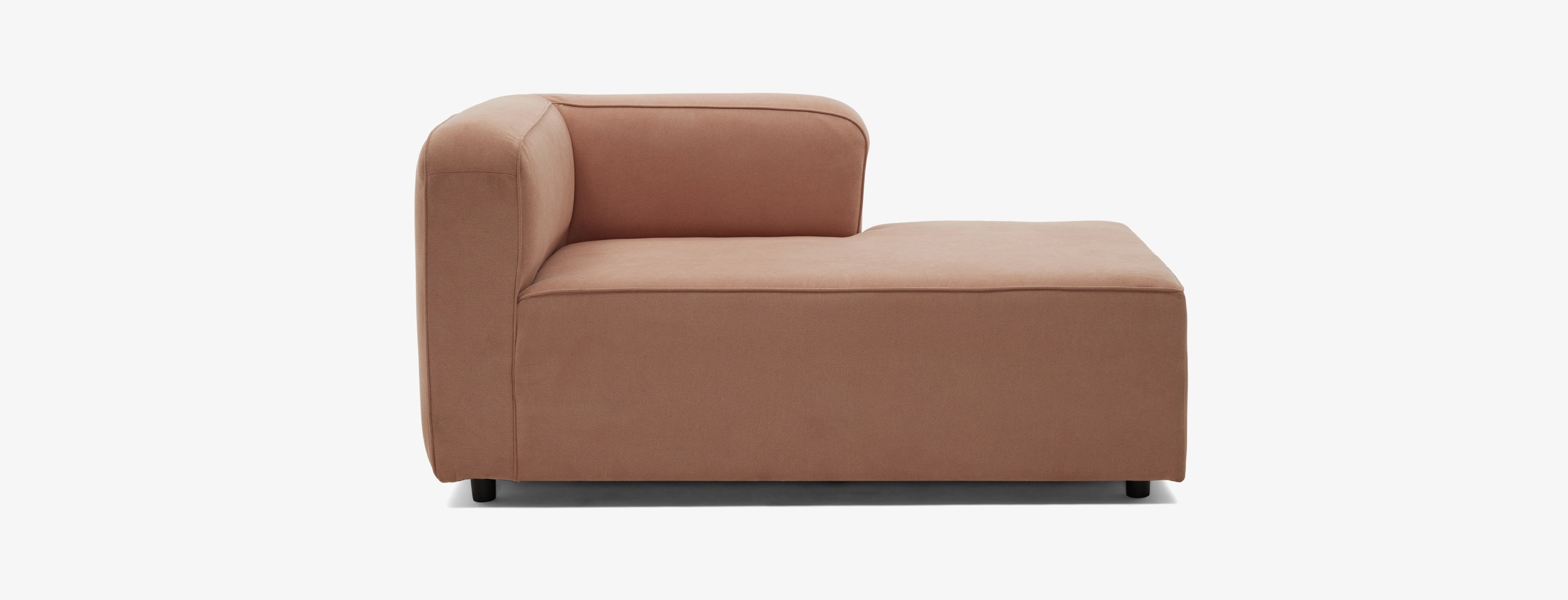 Logan Single Arm Chaise Caspier Chiffon