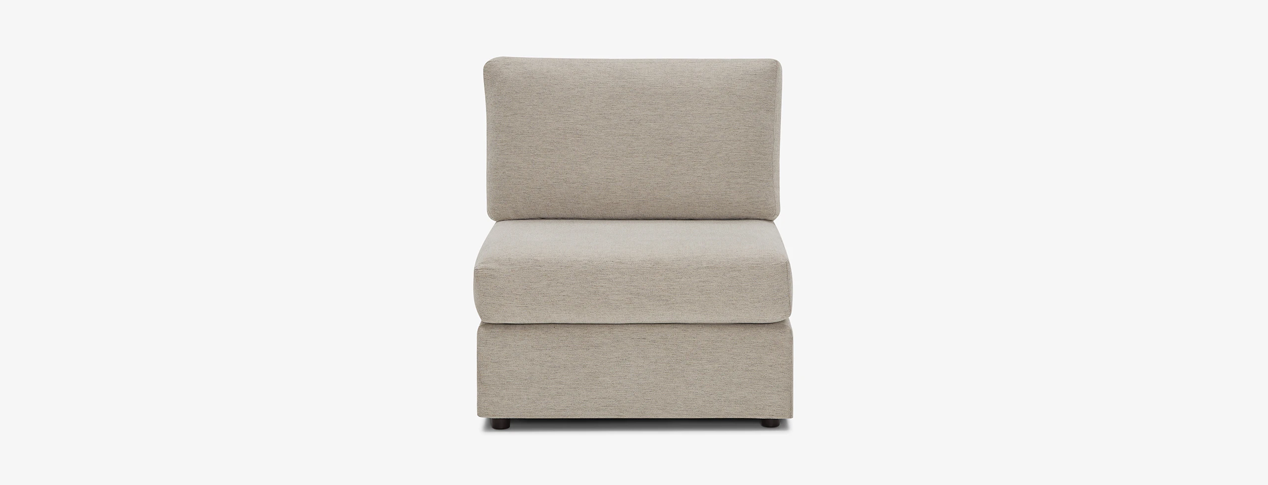 Notch Armless Chair Merit Dove