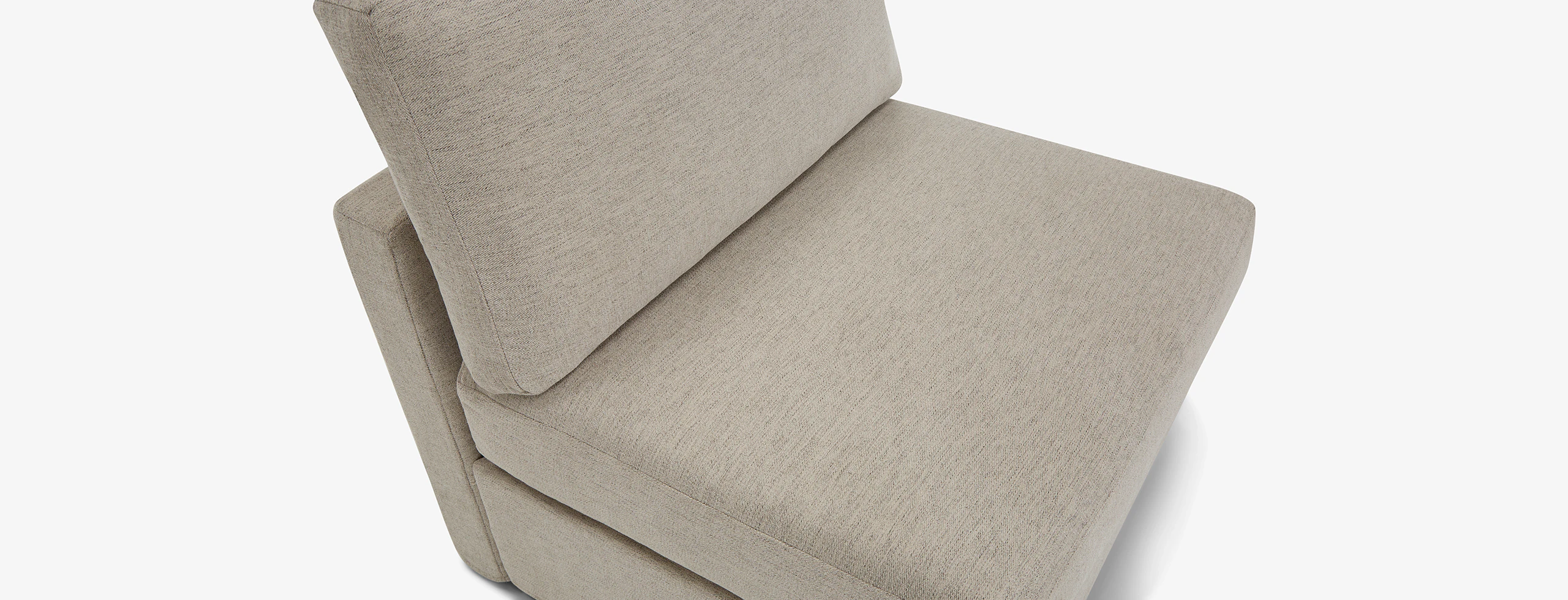 Notch Armless Chair Merit Dove