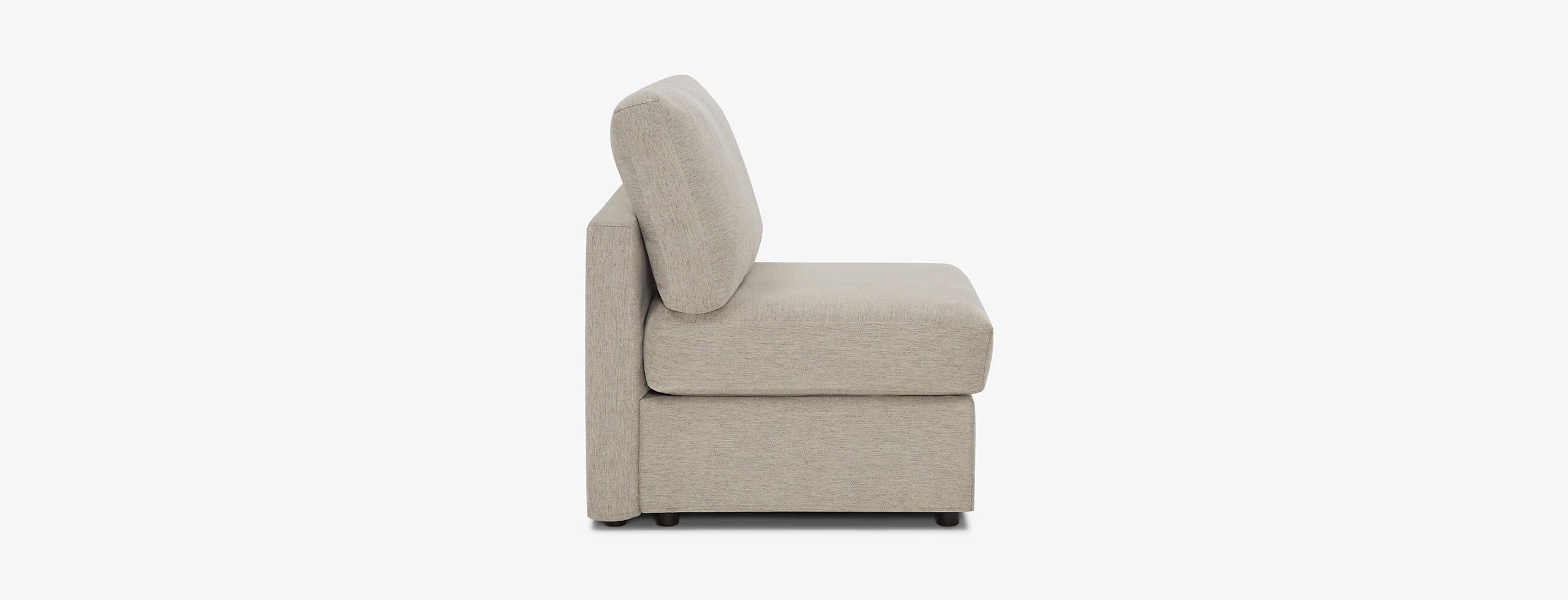 Notch Armless Chair Merit Dove