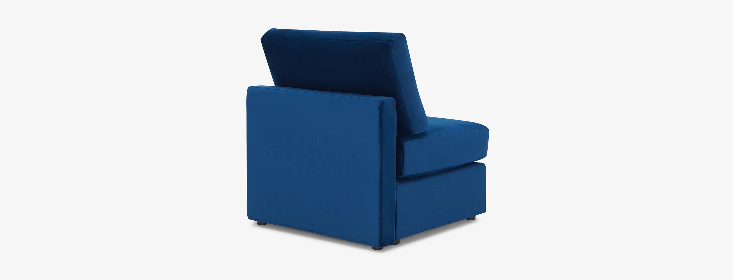 Notch Armless Chair Royale Cobalt