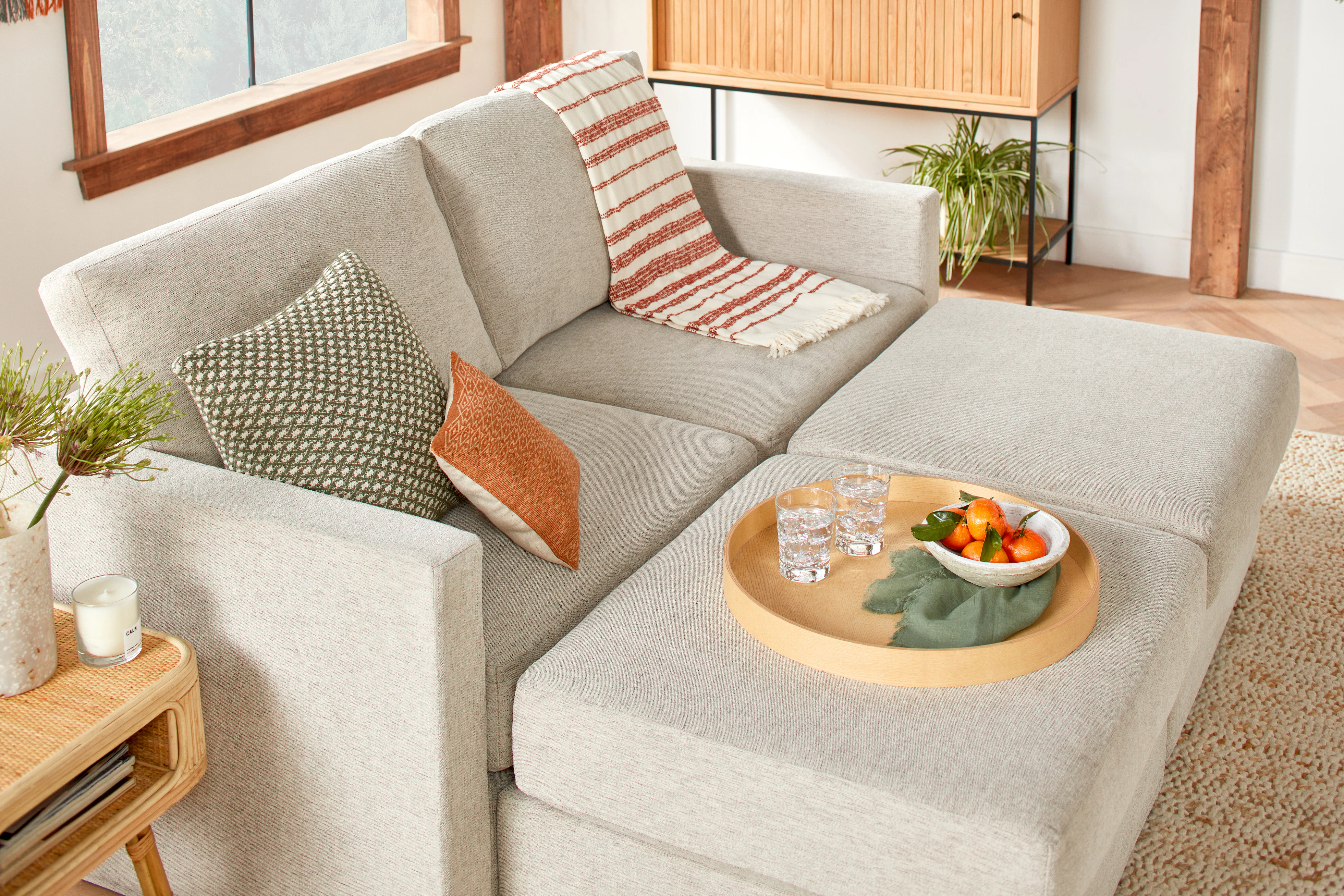 Notch 4pc Sectional Merit Dove