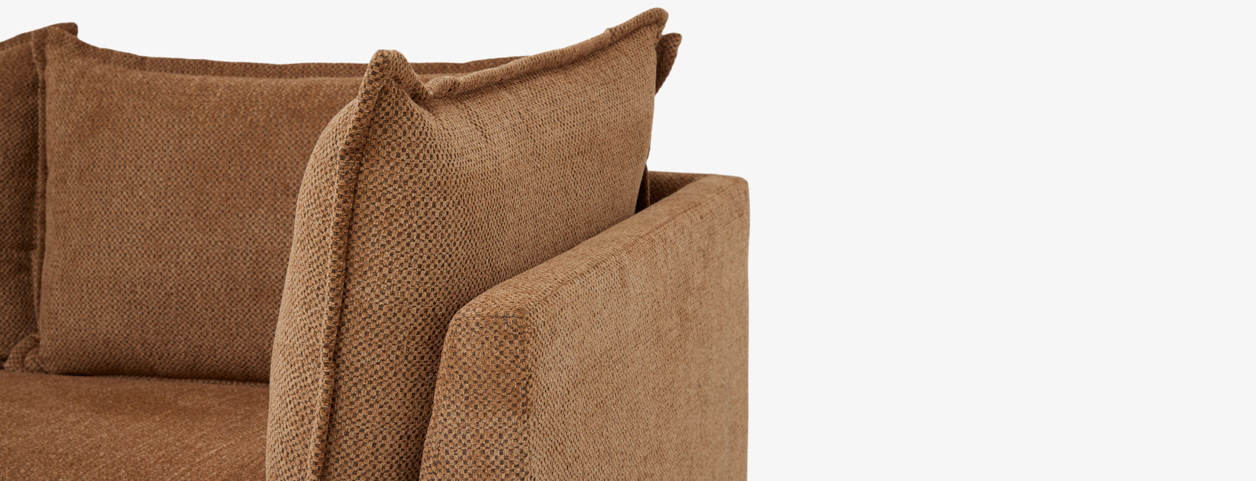 Wilder Single Arm Loveseat Telly Sienna