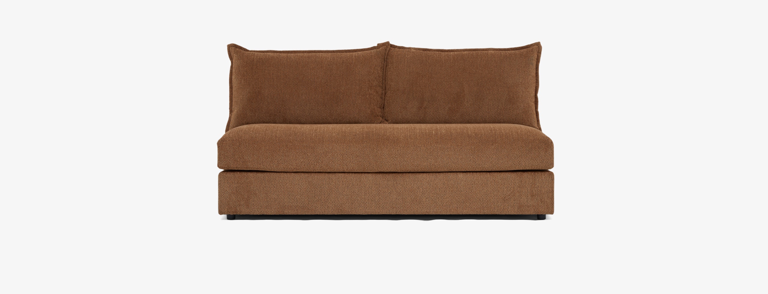 Wilder Armless Loveseat Telly Sienna