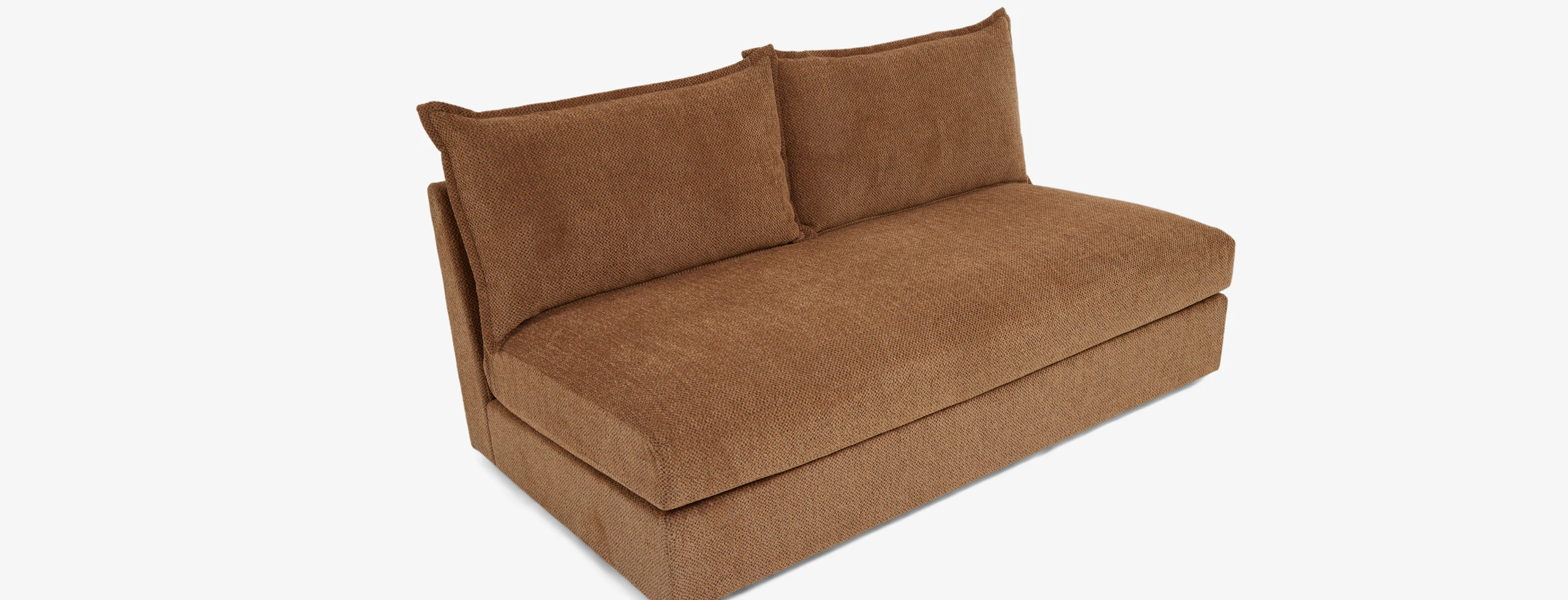 Wilder Armless Loveseat Telly Sienna