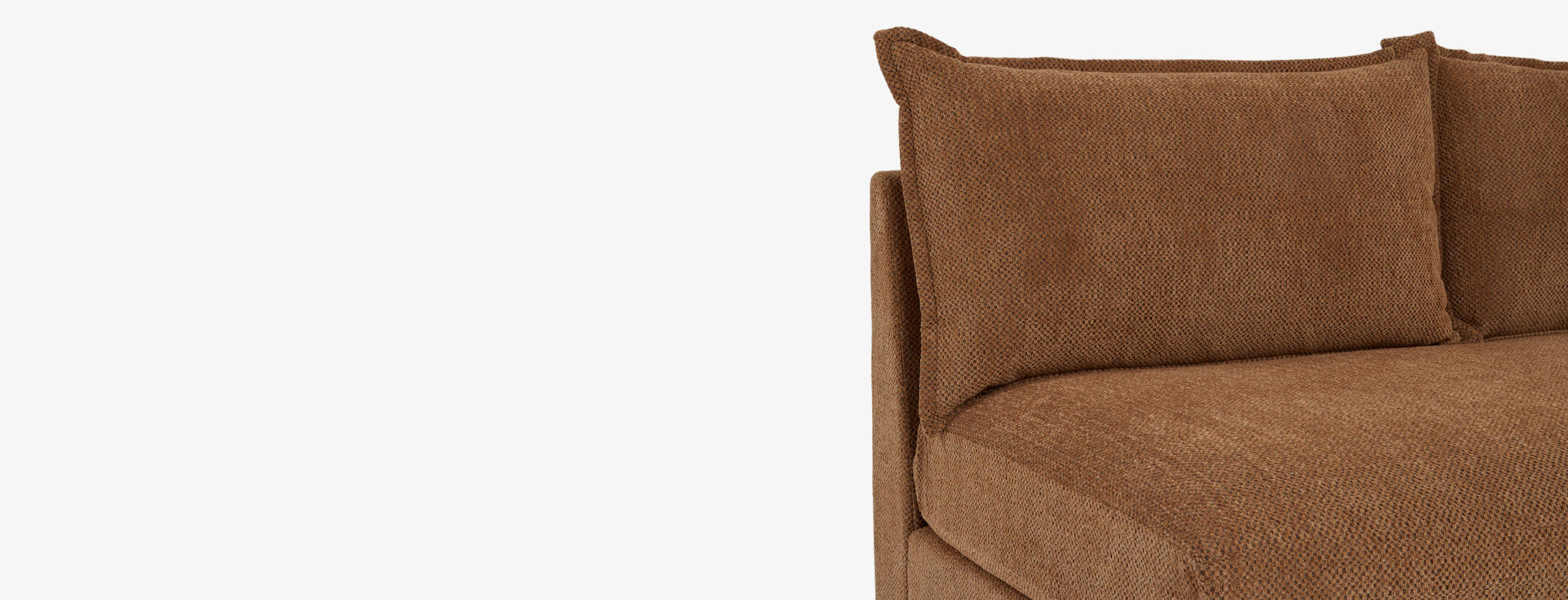 Wilder Armless Loveseat Telly Sienna