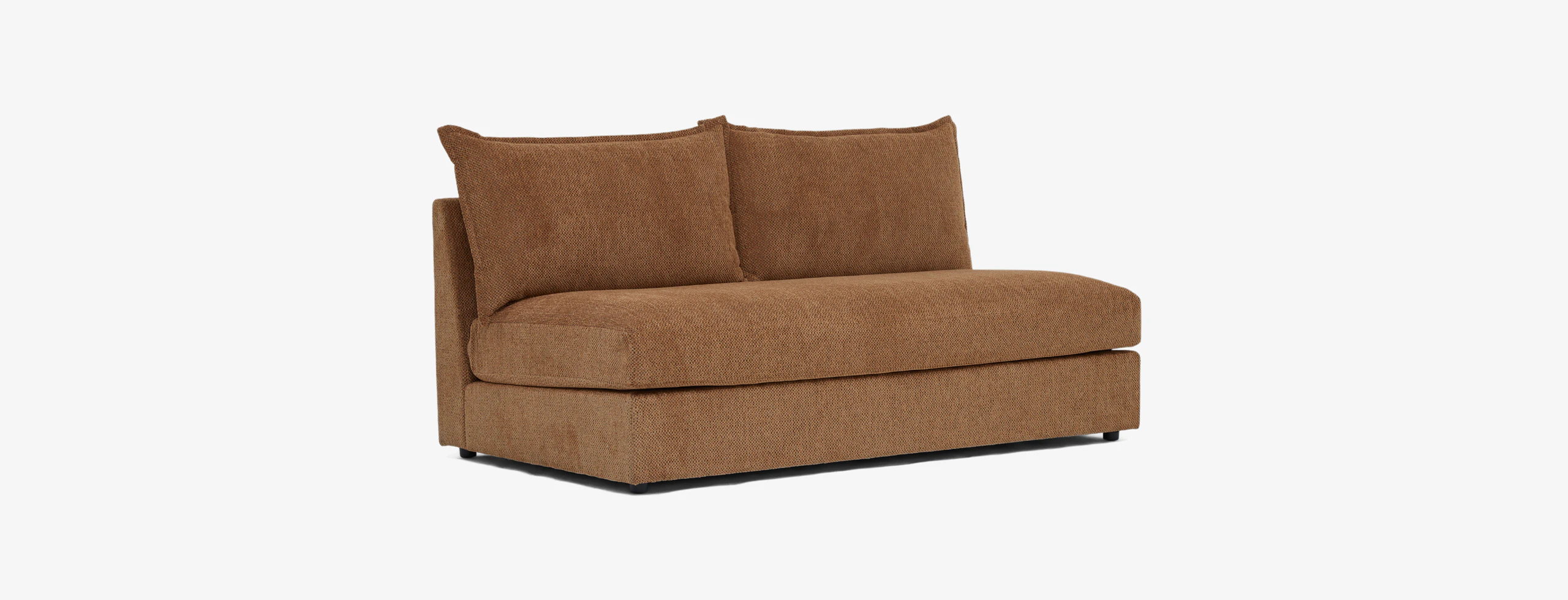 Wilder Armless Loveseat Telly Sienna