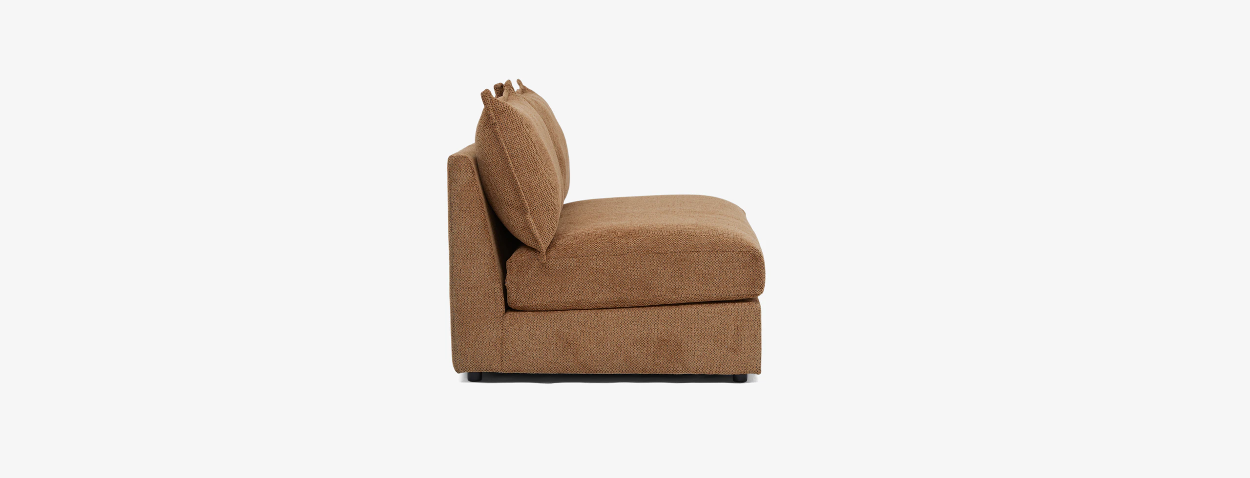 Wilder Armless Loveseat Telly Sienna