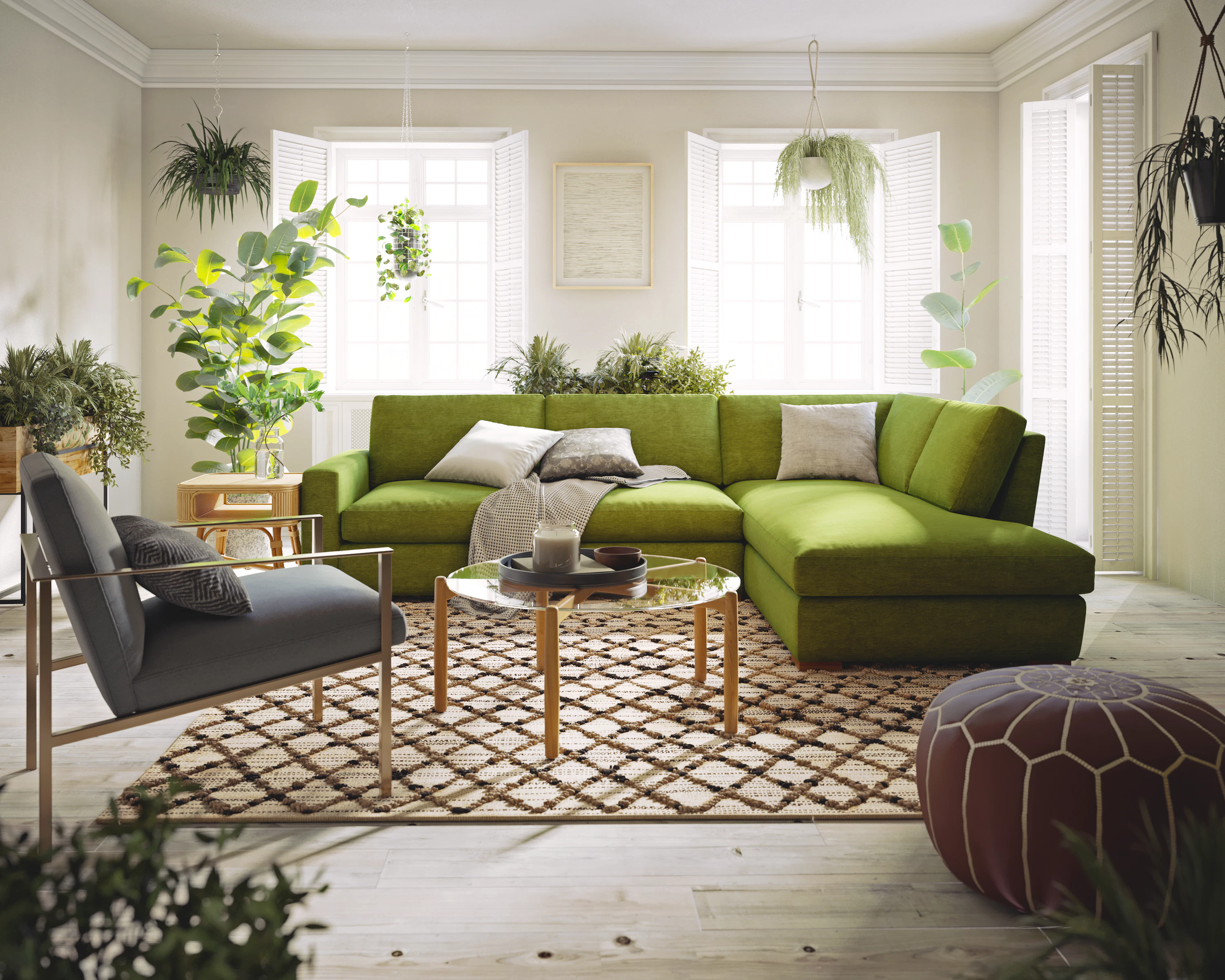 Anton sectional bumper royale apple Final