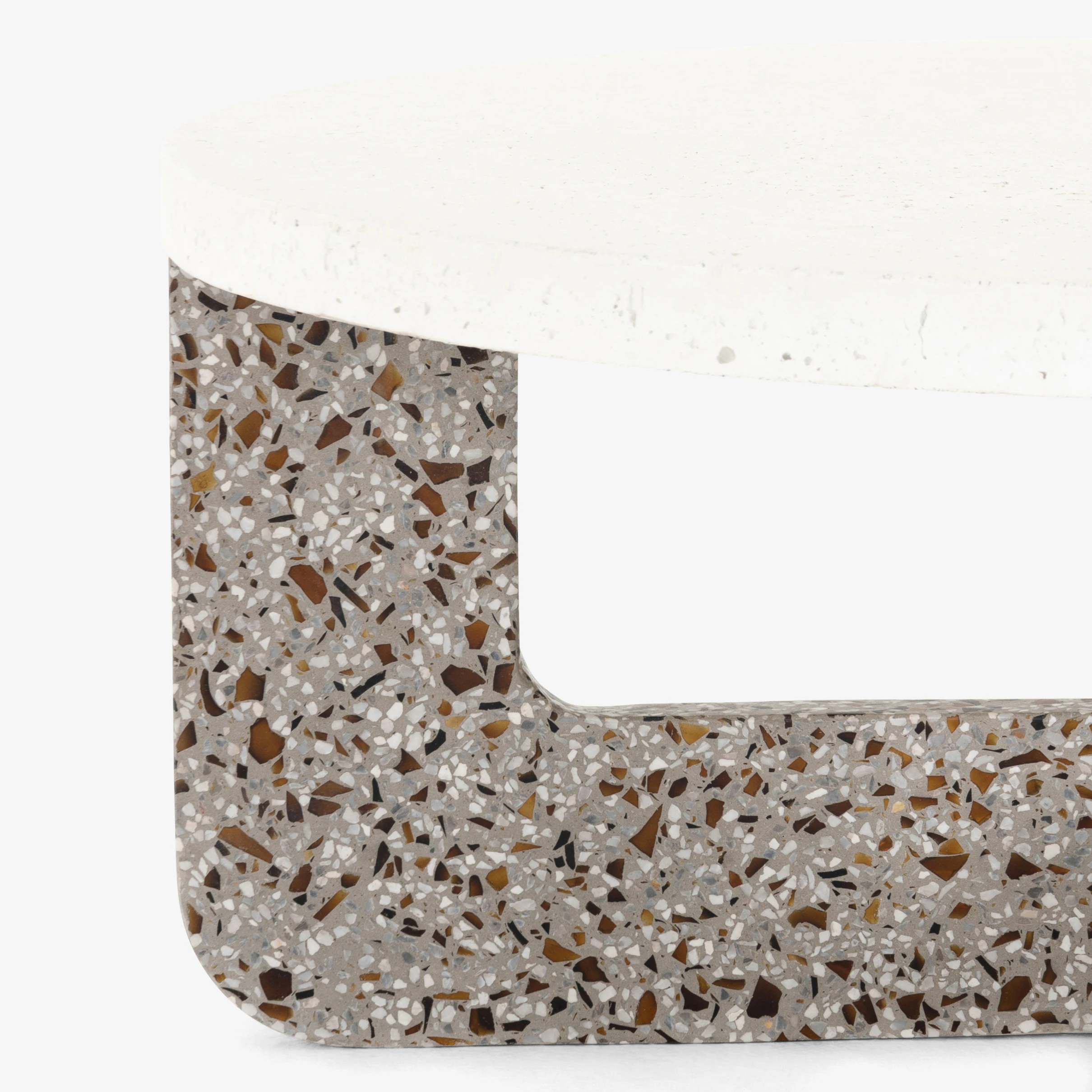 Sirene Outdoor Coffee Table Amber Grey