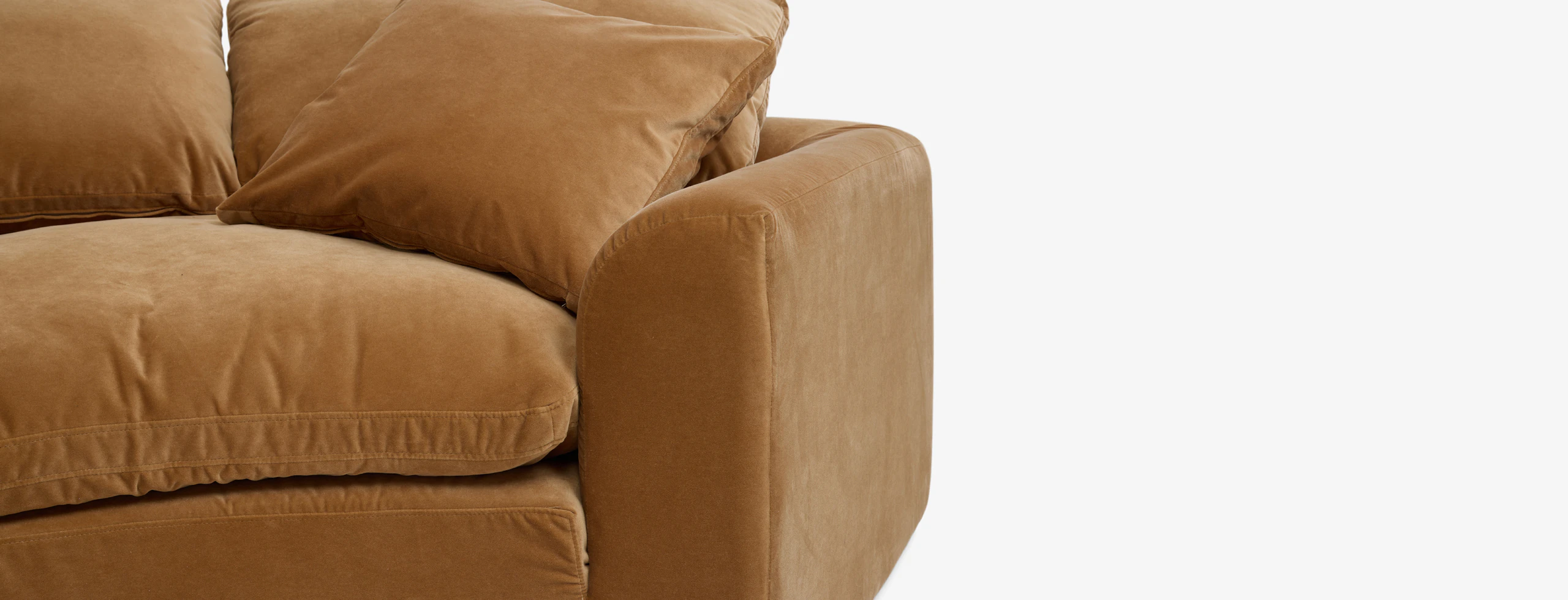 Bryant Semicircle Sofa Piece) Banks Nutmeg