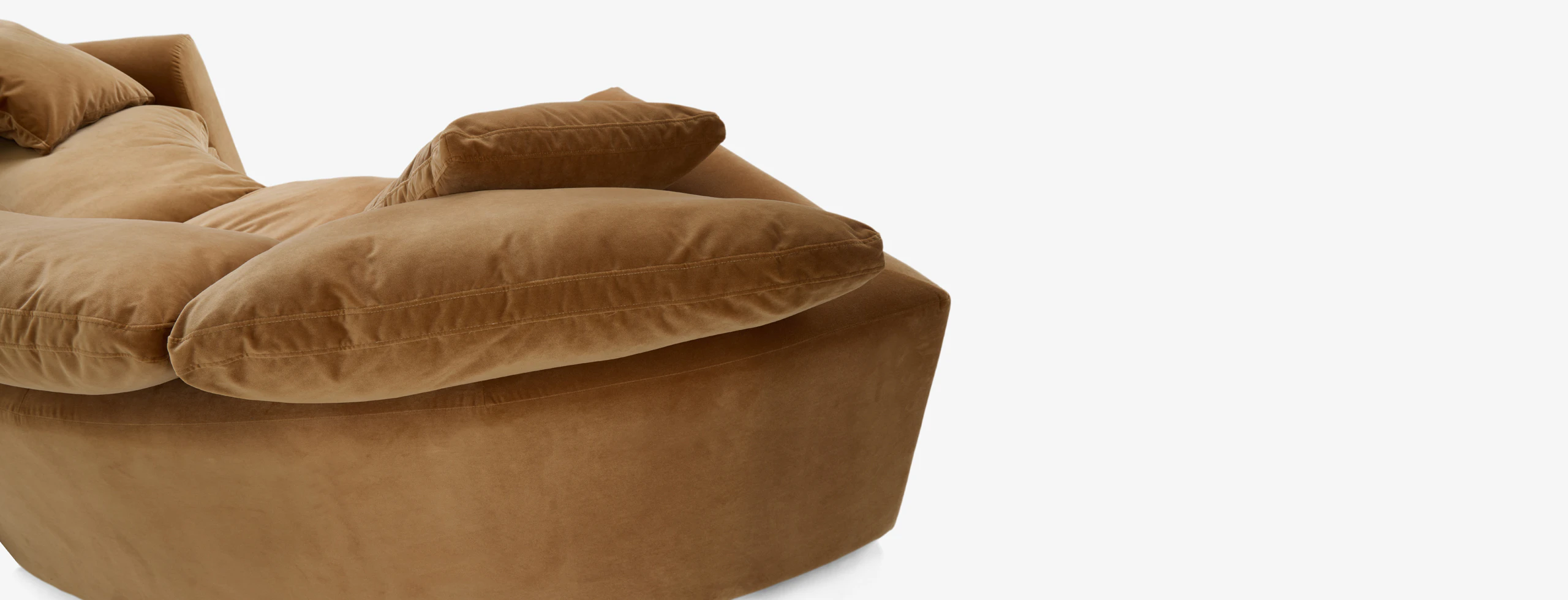 Bryant Semicircle Sofa Piece) Banks Nutmeg
