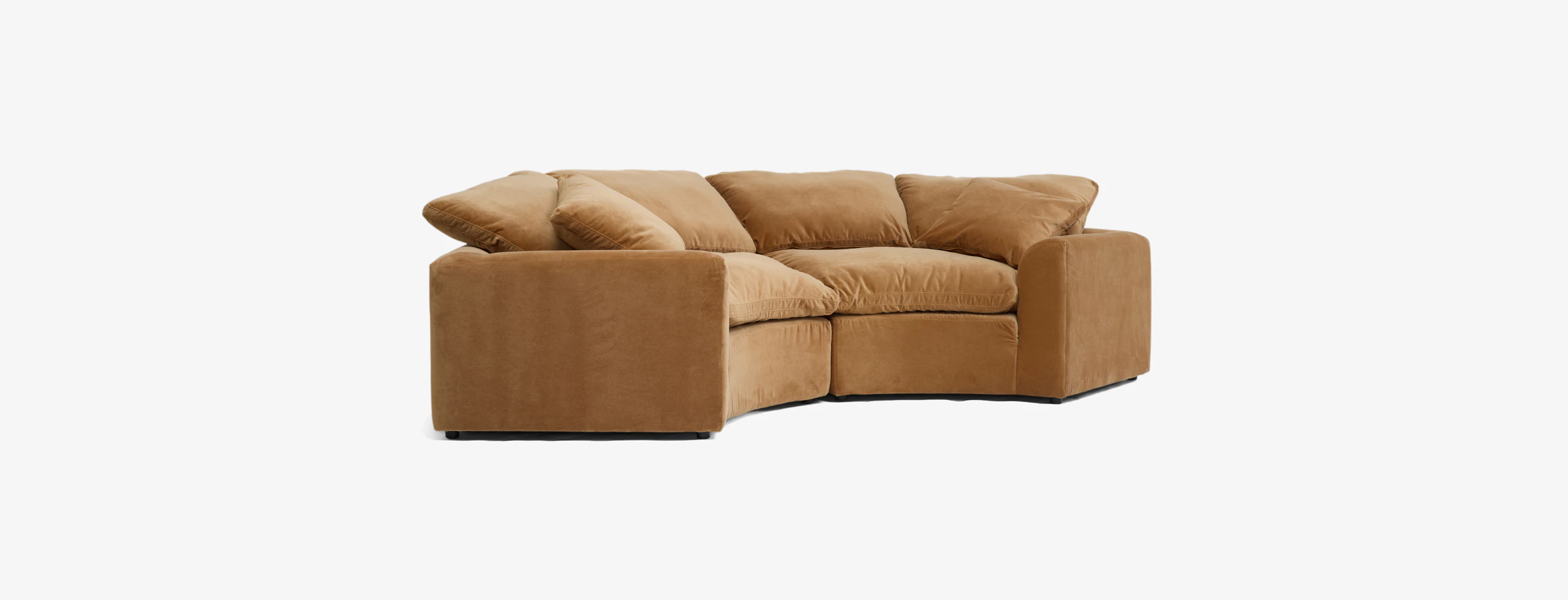 Bryant Semicircle Sofa Piece) Banks Nutmeg