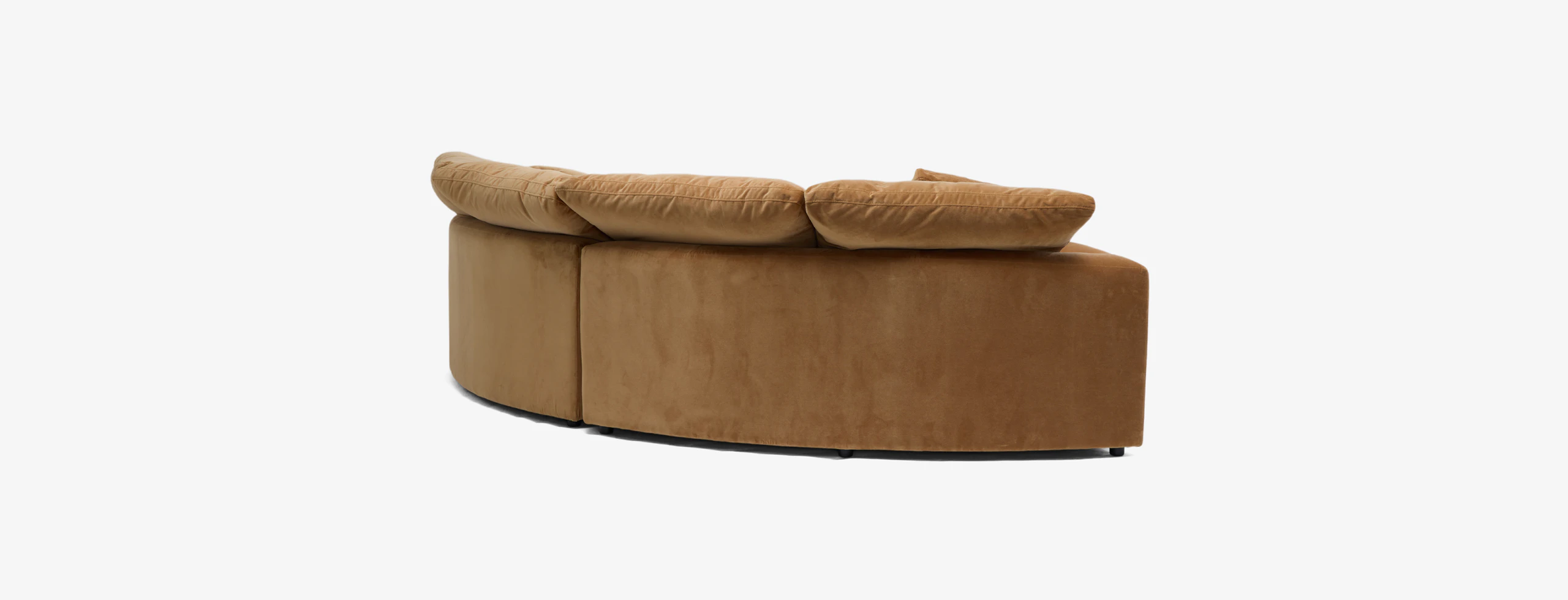 Bryant Semicircle Sofa Piece) Banks Nutmeg