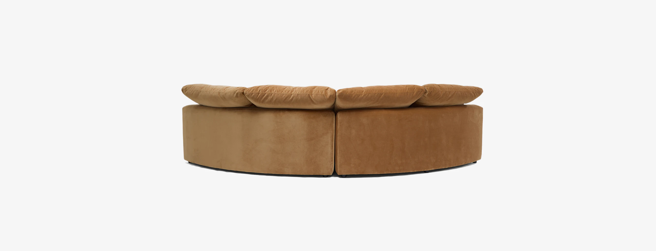 Bryant Semicircle Sofa Piece) Banks Nutmeg