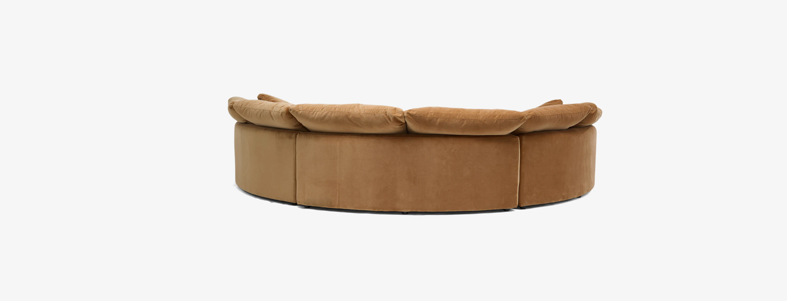 Bryant Semicircle Sectional Piece) Banks Nutmeg