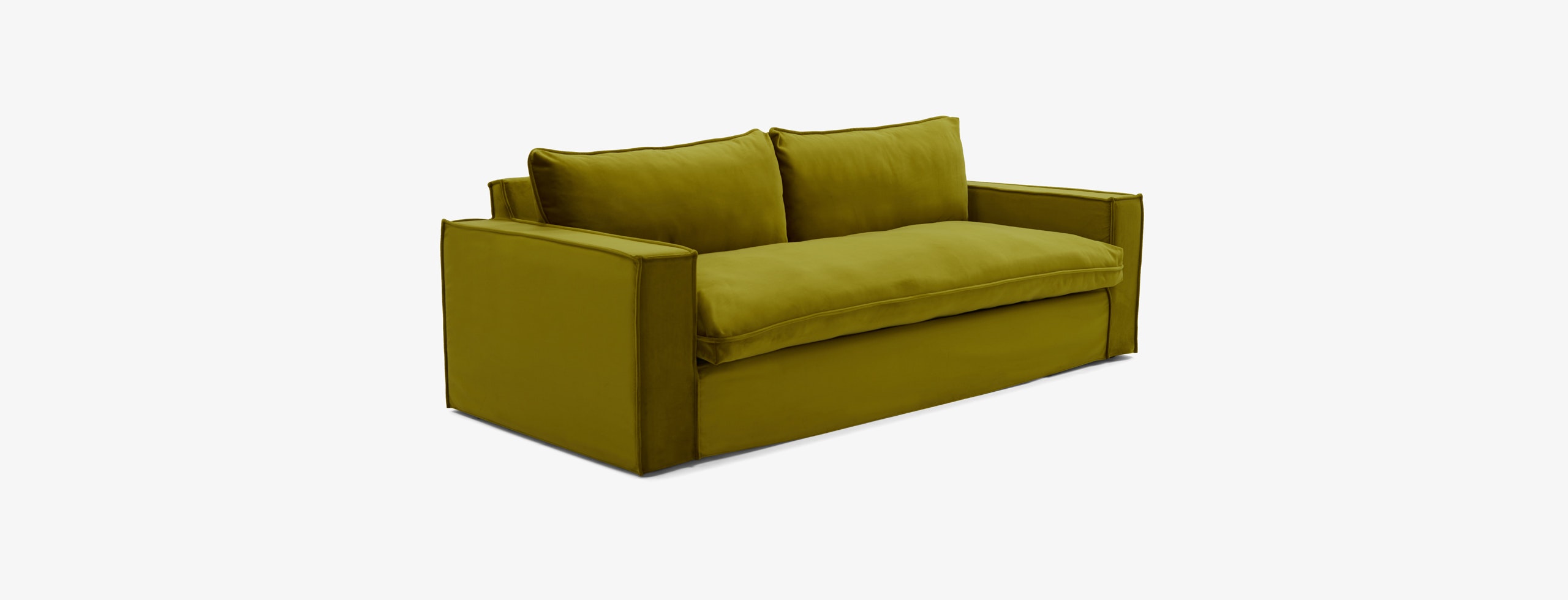 Goldie Slipcovered Sofa Royale Apple
