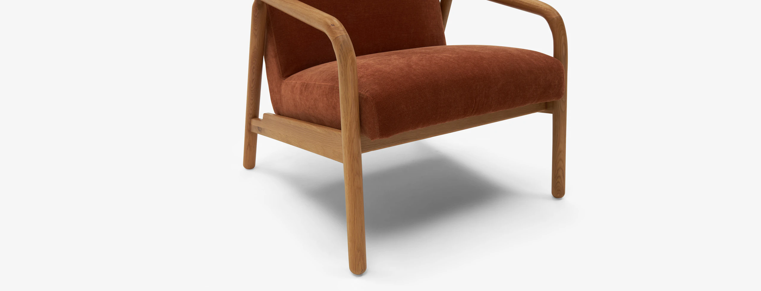 Rosen Lounge Chair Rust