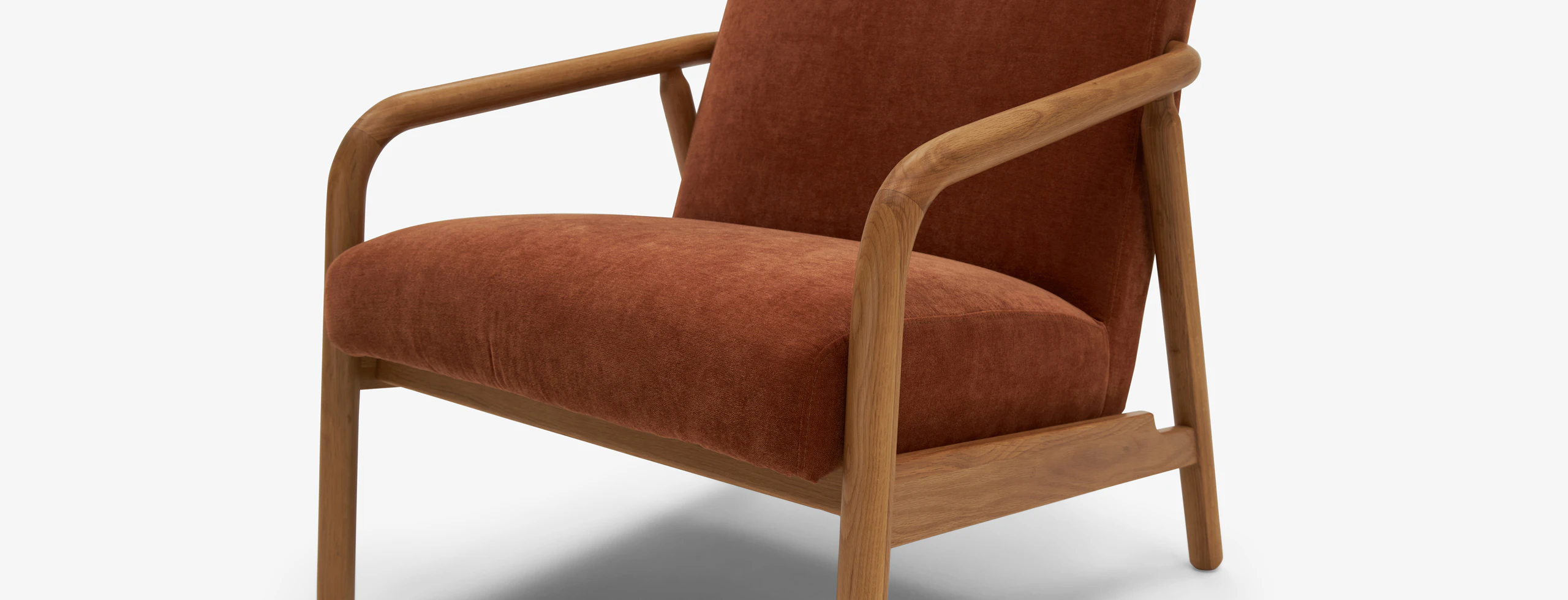 Rosen Lounge Chair Rust