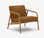 Rosen Leather Lounge Chair Camel Oak