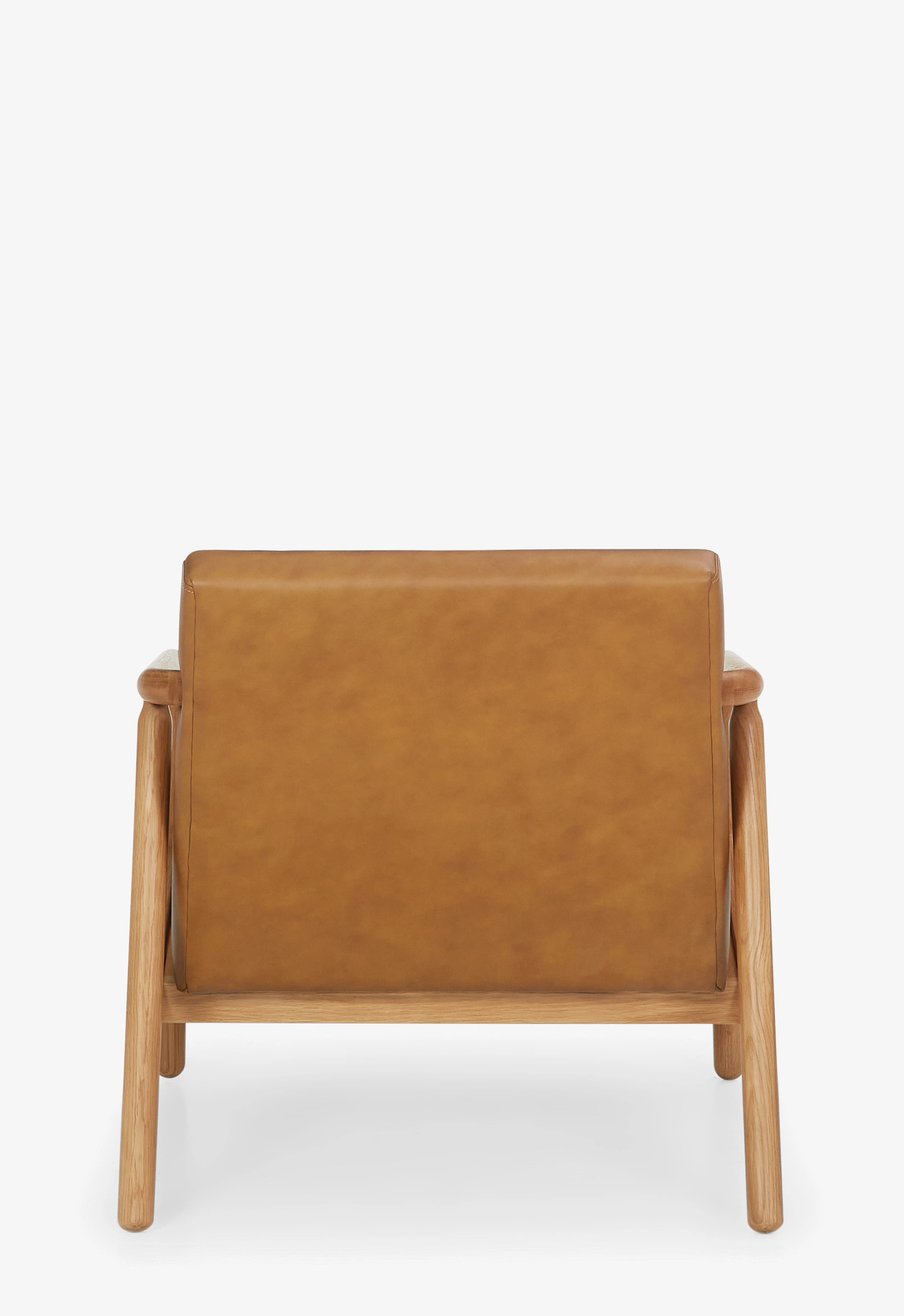 Rosen Leather Lounge Chair Camel