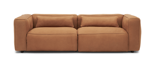 pop up leather convertible sofa logo