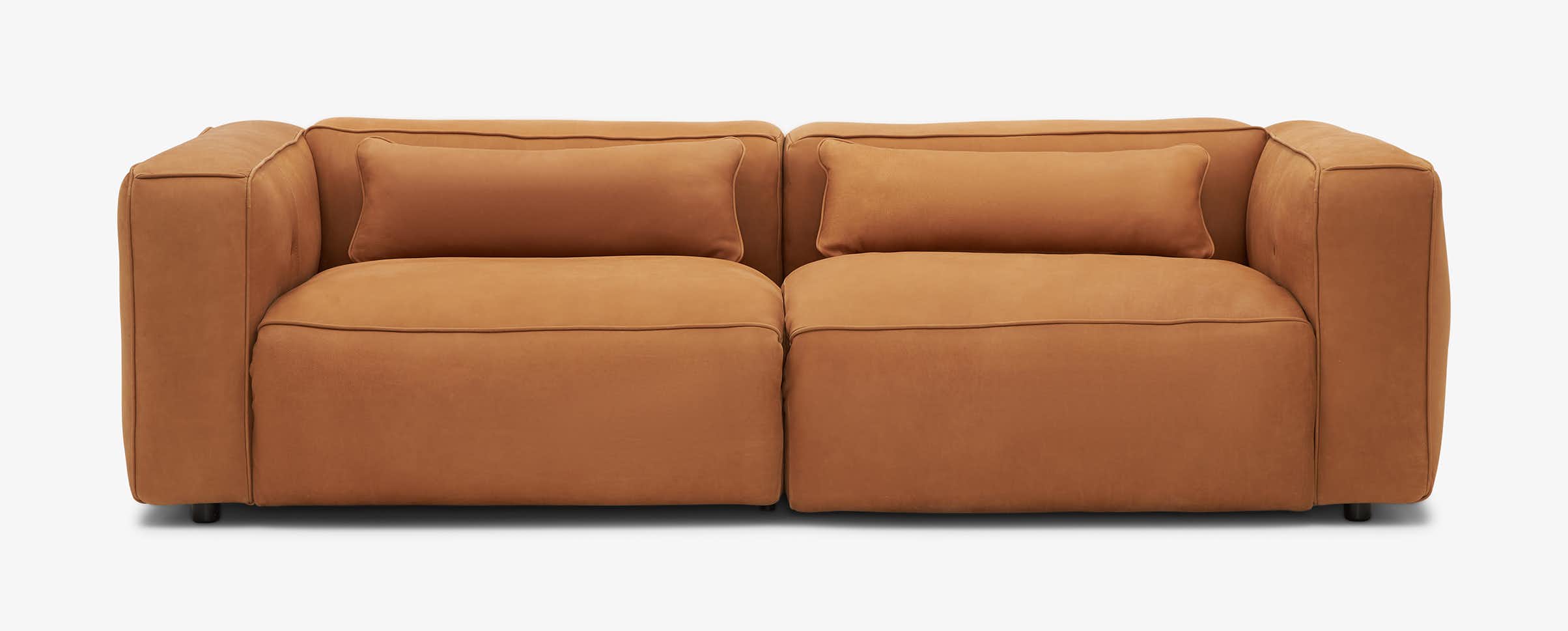 Brock Leather Convertible Sofa Daybed