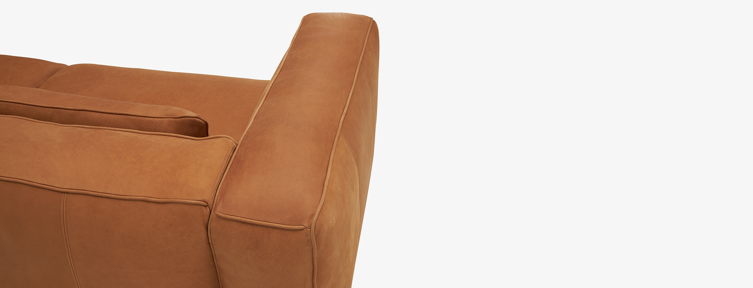 Brock Leather Convertible Sofa Daybed