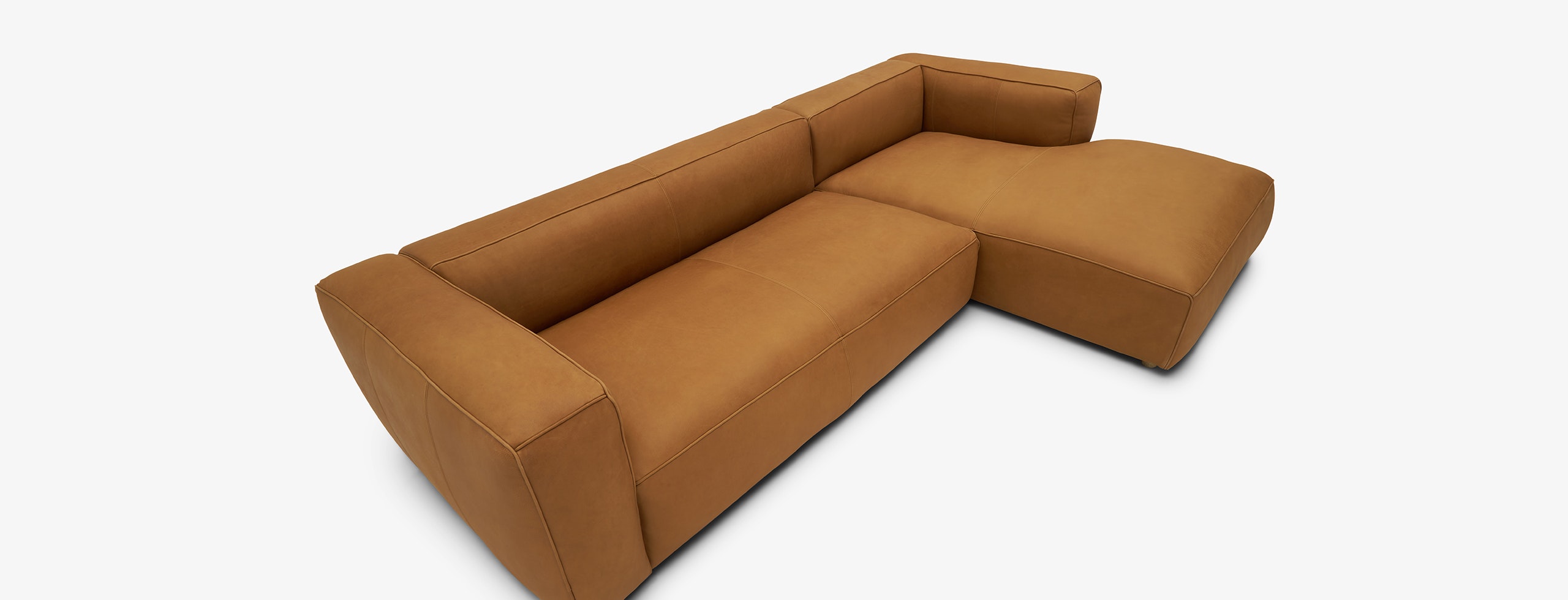 Jaxon Leather Sectional | Joybird