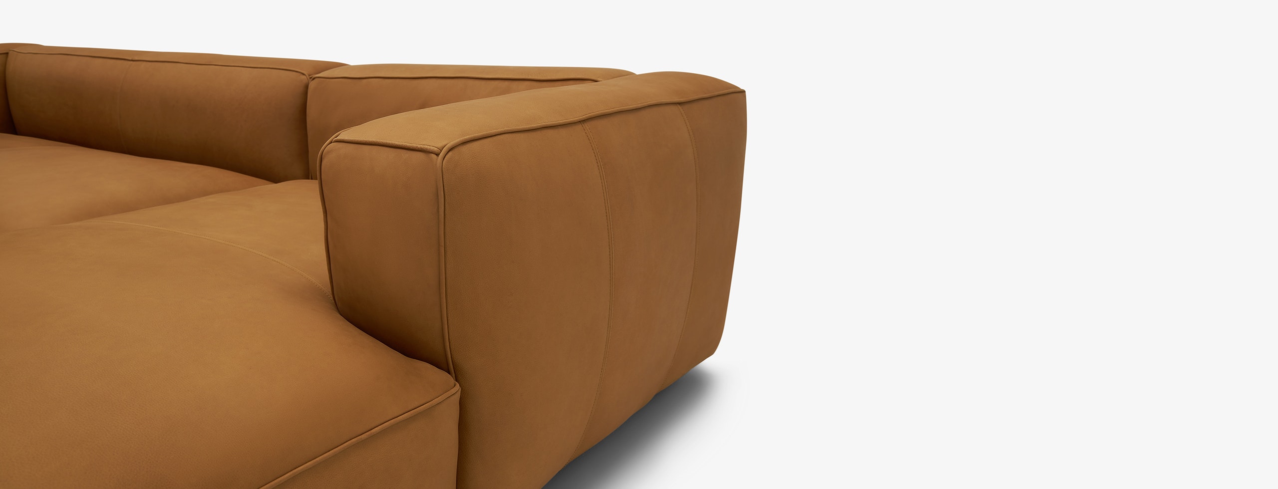 Jaxon Leather Sectional | Joybird