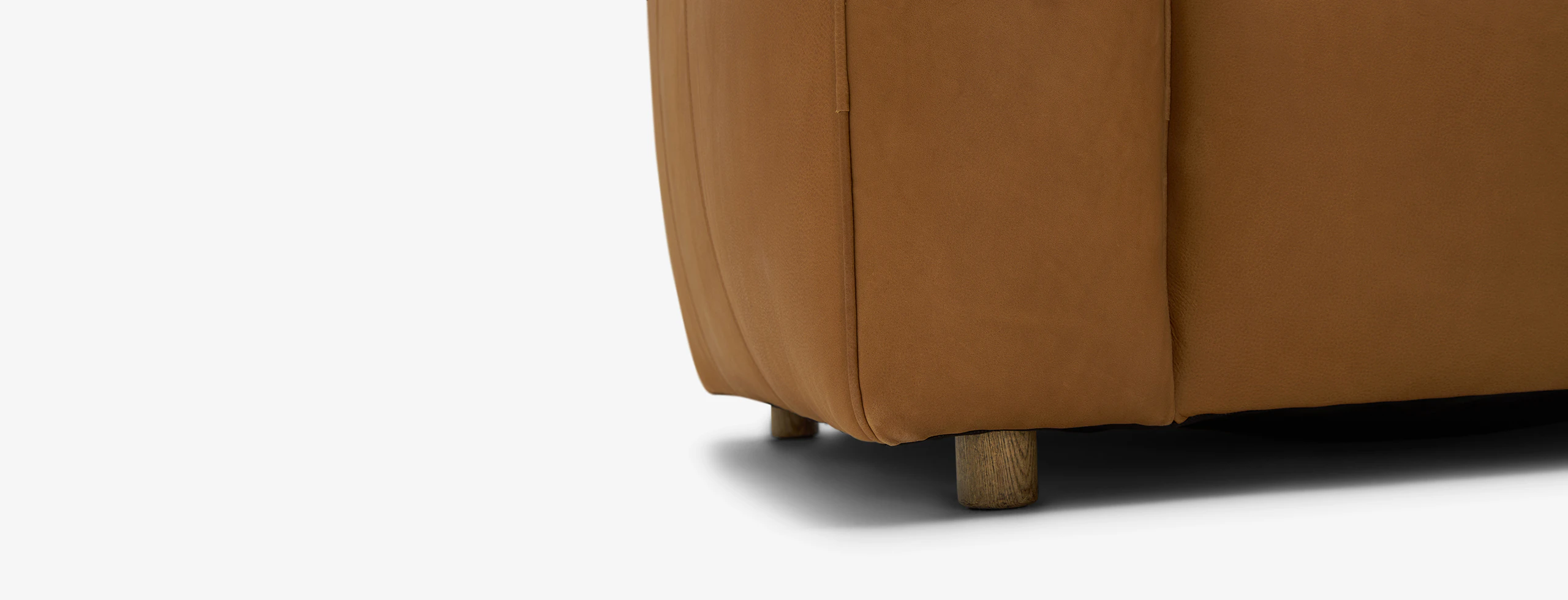 Jaxon Leather Sectional Toledo Camel