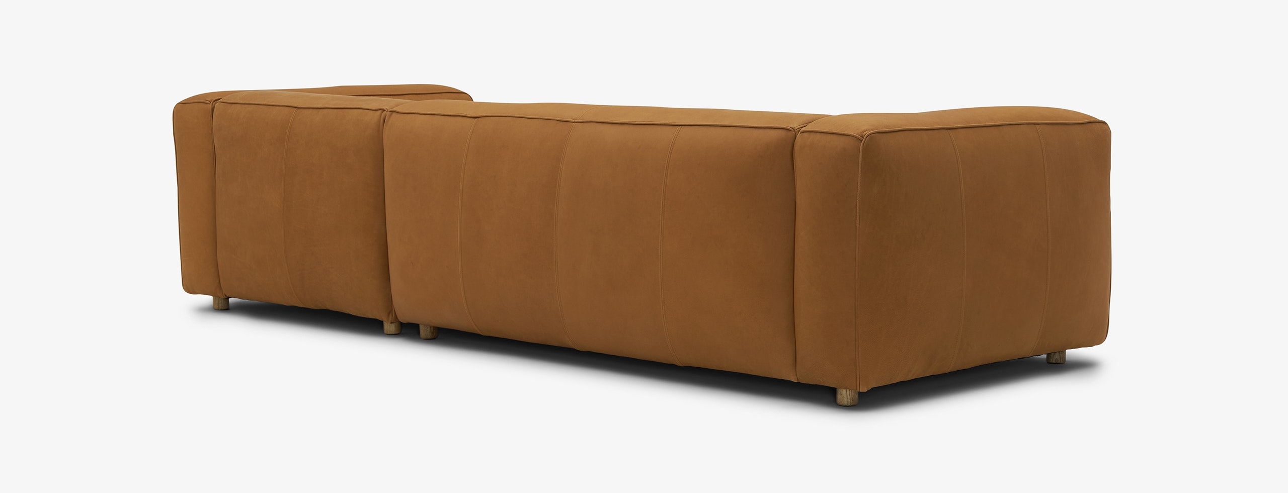 デシモーネ ２点セット Jaxon Leather Sectional | Joybird