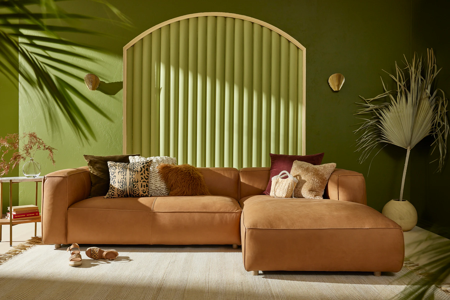Jaxon Leather Sectional